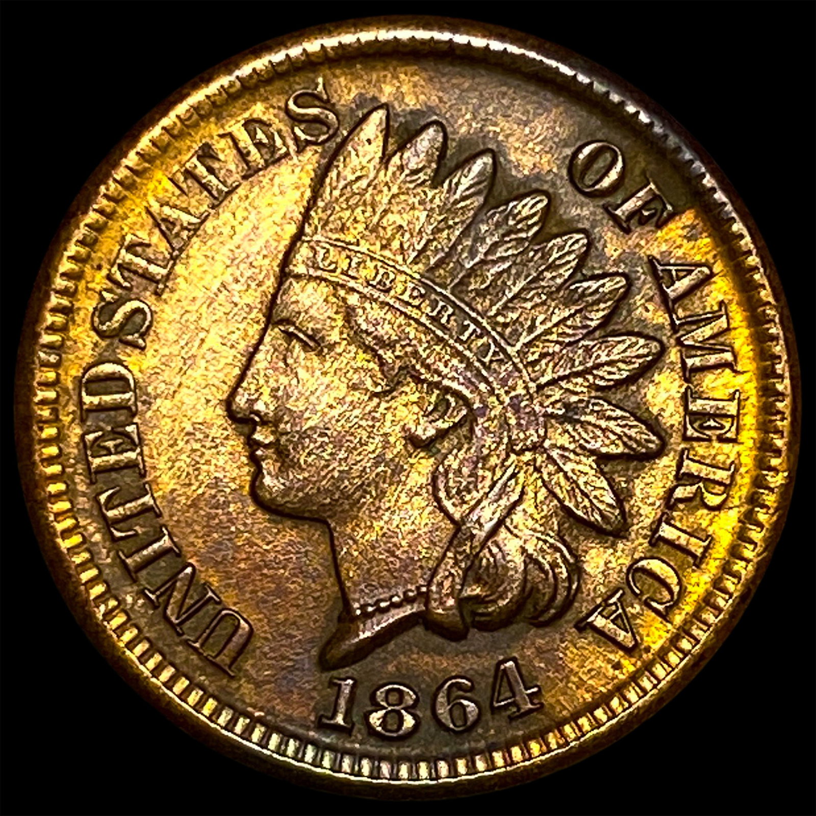 1864 Bronze Indian Head Cent UNCIRCULATED: 1864 Bronze Indian Head Cent UNCIRCULATED