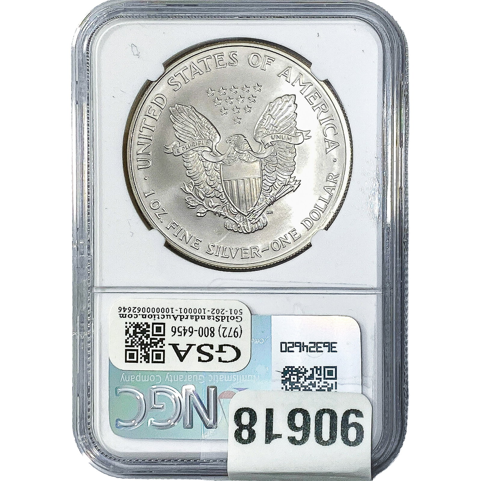 2007 Silver Eagle NGC MS69 - 2