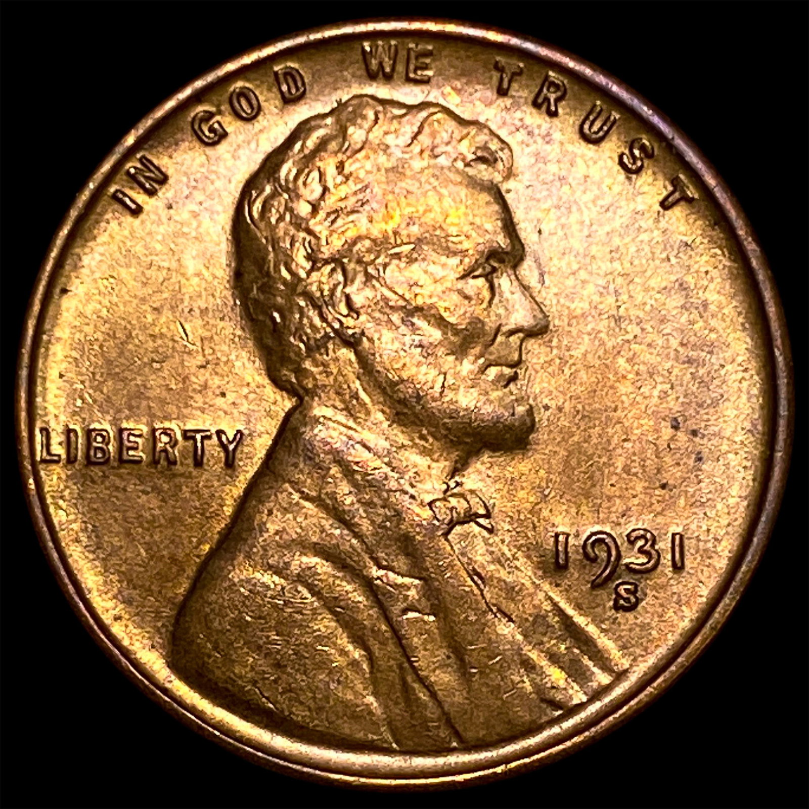 1931-S Lincoln Wheat Cent UNCIRCULATED: 1931-S Lincoln Wheat Cent UNCIRCULATED