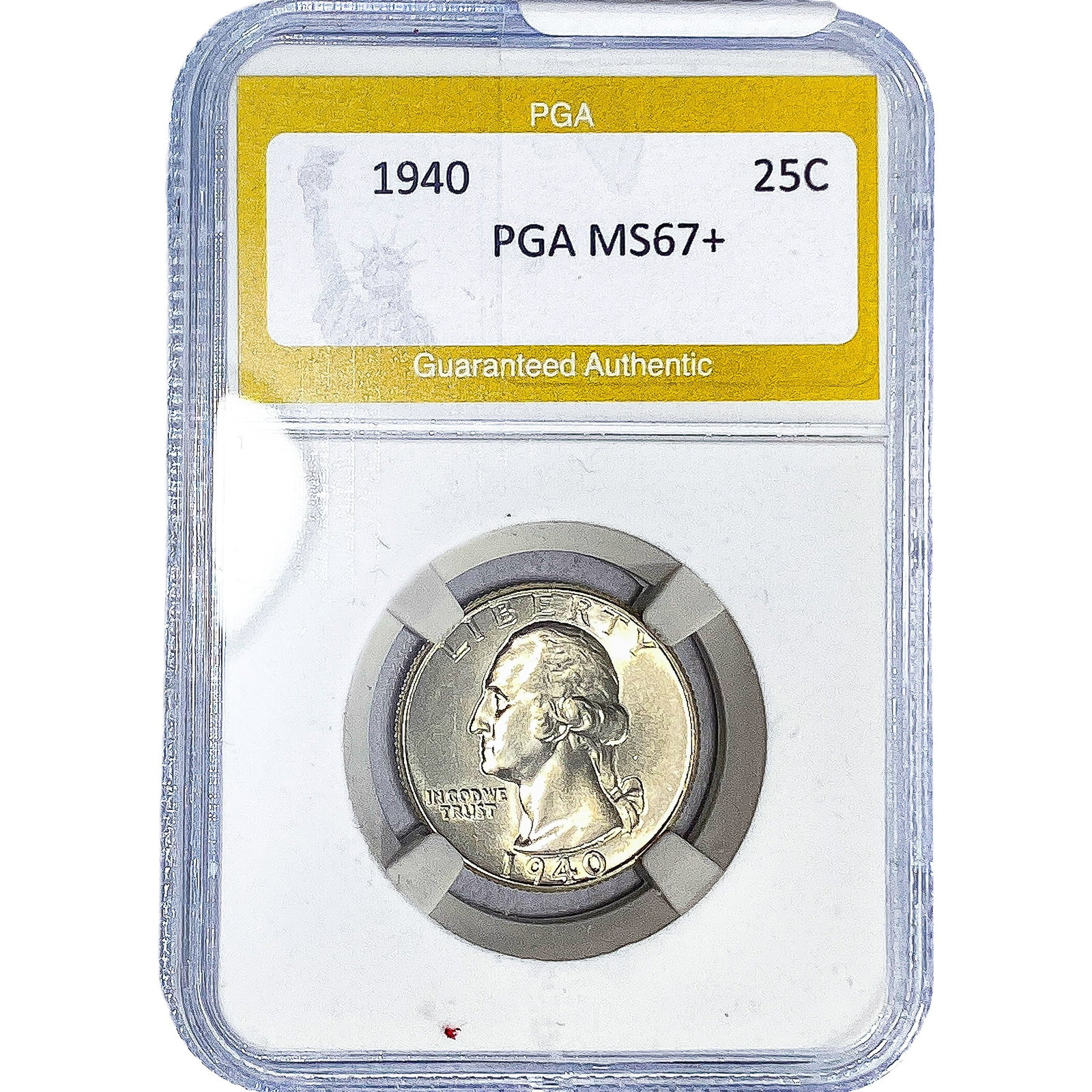 1940 Washington Silver Quarter PGA MS67+: 1940 Washington Silver Quarter PGA MS67+