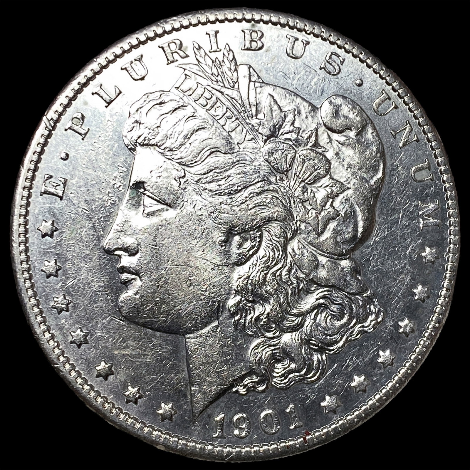 1901-S Silver Morgan Dollar CLOSELY UNCIRCULATED: 1901-S Silver Morgan Dollar CLOSELY UNCIRCULATED