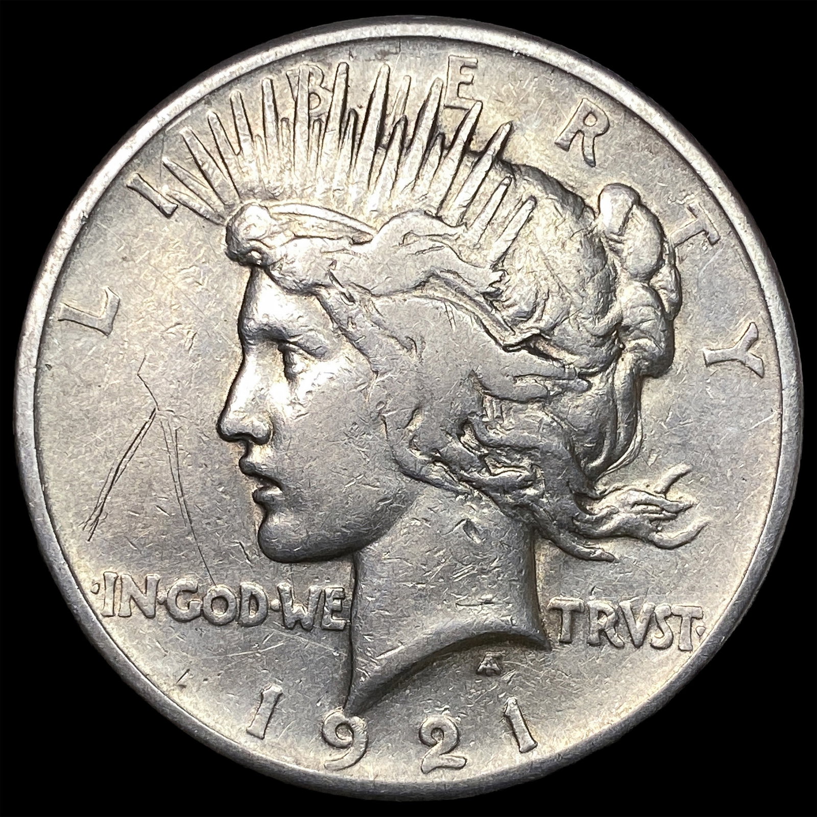 1921 Silver Peace Dollar LIGHTLY CIRCULATED: 1921 Silver Peace Dollar LIGHTLY CIRCULATED