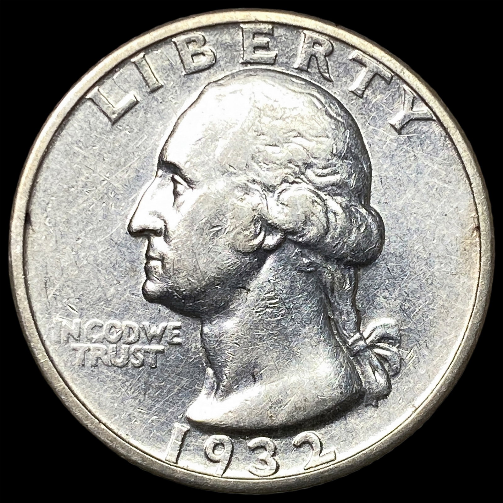 1932-S Silver Washington Quarter CLOSELY UNCIRCULATED: 1932-S Silver Washington Quarter CLOSELY UNCIRCULATED