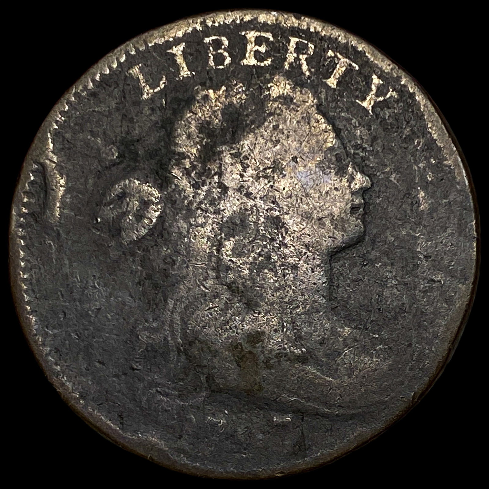1797 Draped Bust Large Cent NICELY CIRCULATED: 1797 Draped Bust Large Cent NICELY CIRCULATED