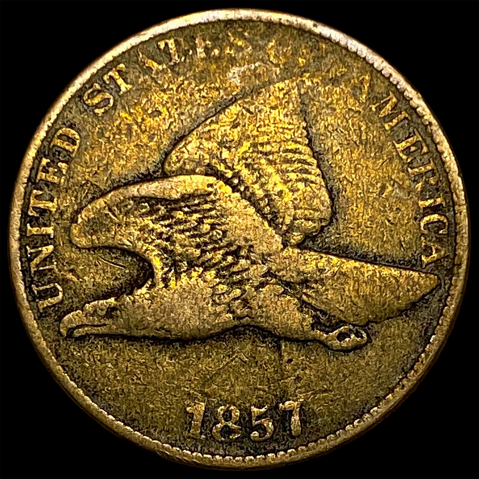 1857 Flying Eagle Cent LIGHTLY CIRCULATED: 1857 Flying Eagle Cent LIGHTLY CIRCULATED