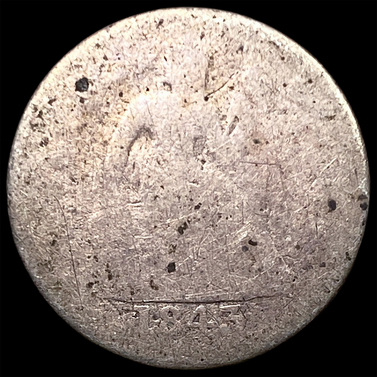 The coin is a heavily worn 1943 steel Lincoln Wheat Cent. NICELY CIRCULATED: The coin is a heavily worn 1943 steel Lincoln Wheat Cent. NICELY CIRCULATED
