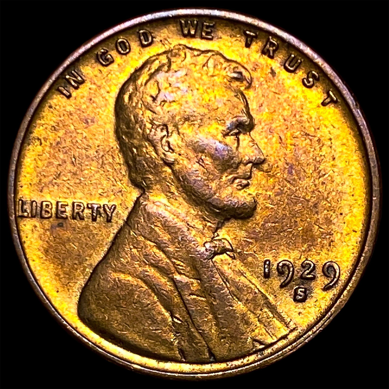 1929-S Lincoln Wheat Cent CLOSELY UNCIRCULATED: 1929-S Lincoln Wheat Cent CLOSELY UNCIRCULATED