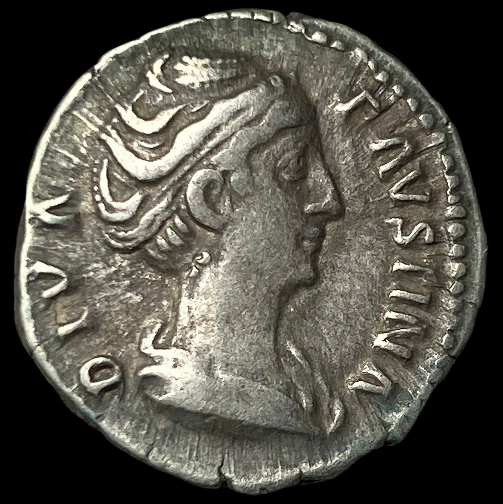 Roman Empire Diva Faustina I AR Denarius 141 AD. HIGH GRADE: Roman Empire Diva Faustina I AR Denarius 141 AD. HIGH GRADE