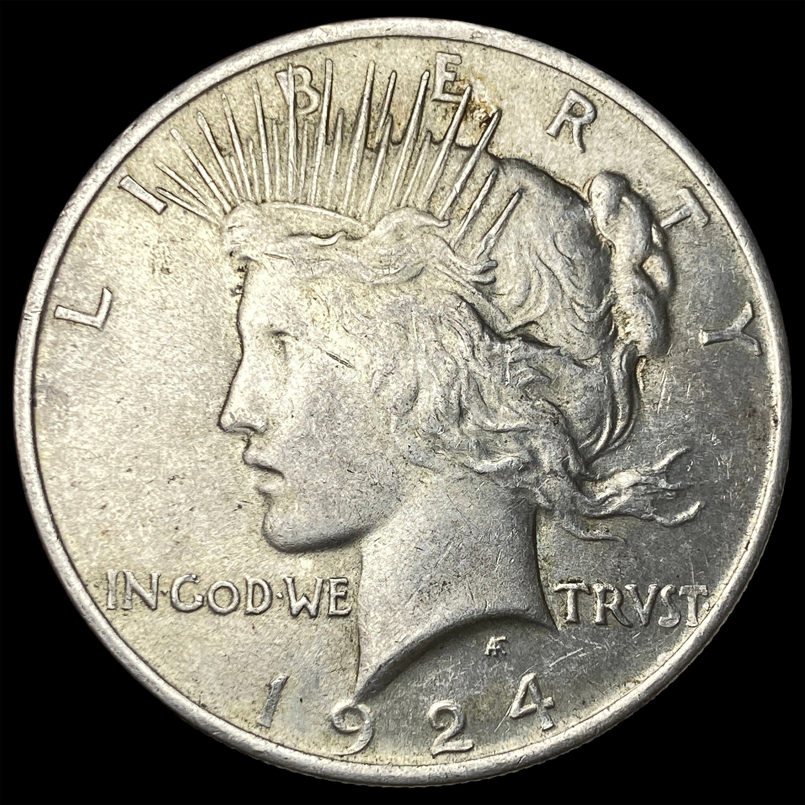 1924-S Silver Peace Dollar UNCIRCULATED: 1924-S Silver Peace Dollar UNCIRCULATED