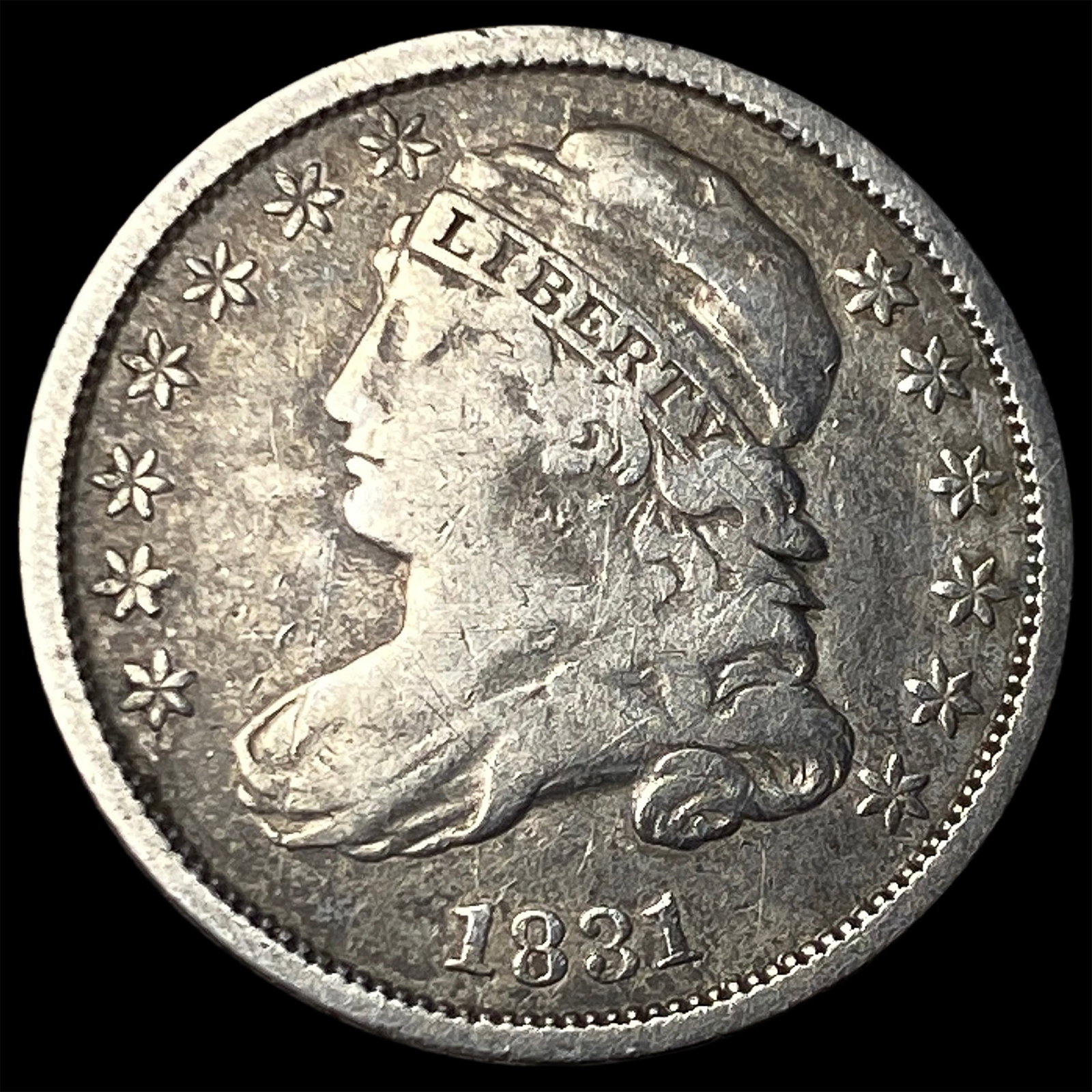 1831 Capped Bust Dime LIGHTLY CIRCULATED: 1831 Capped Bust Dime LIGHTLY CIRCULATED