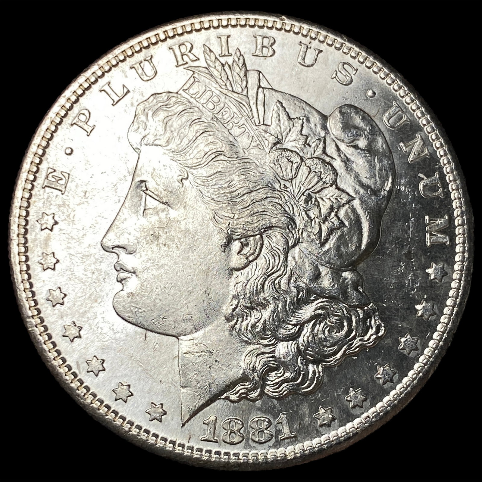 1881-S Silver Morgan Dollar UNCIRCULATED: 1881-S Silver Morgan Dollar UNCIRCULATED