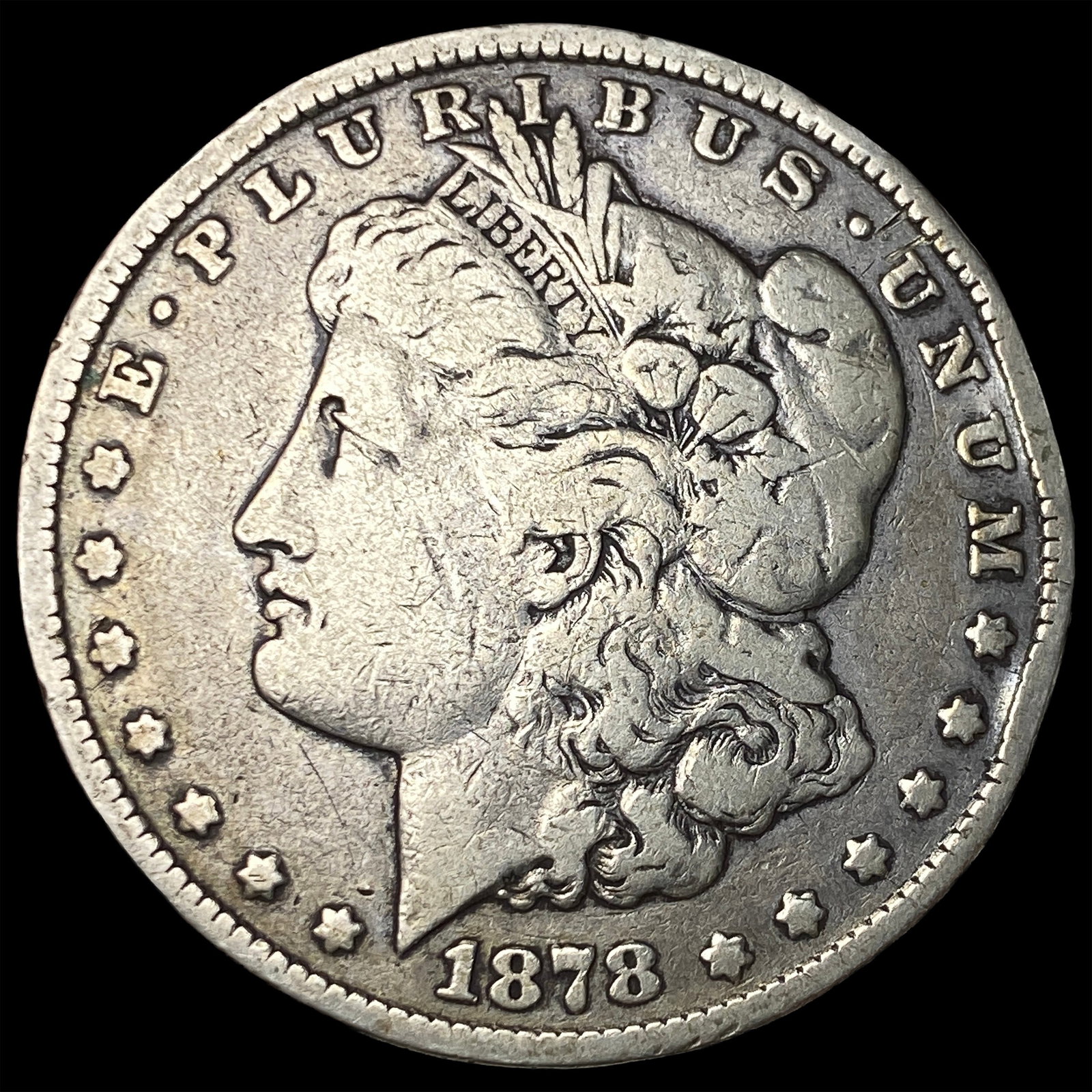 1878 Silver Morgan Dollar NICELY CIRCULATED: 1878 Silver Morgan Dollar NICELY CIRCULATED