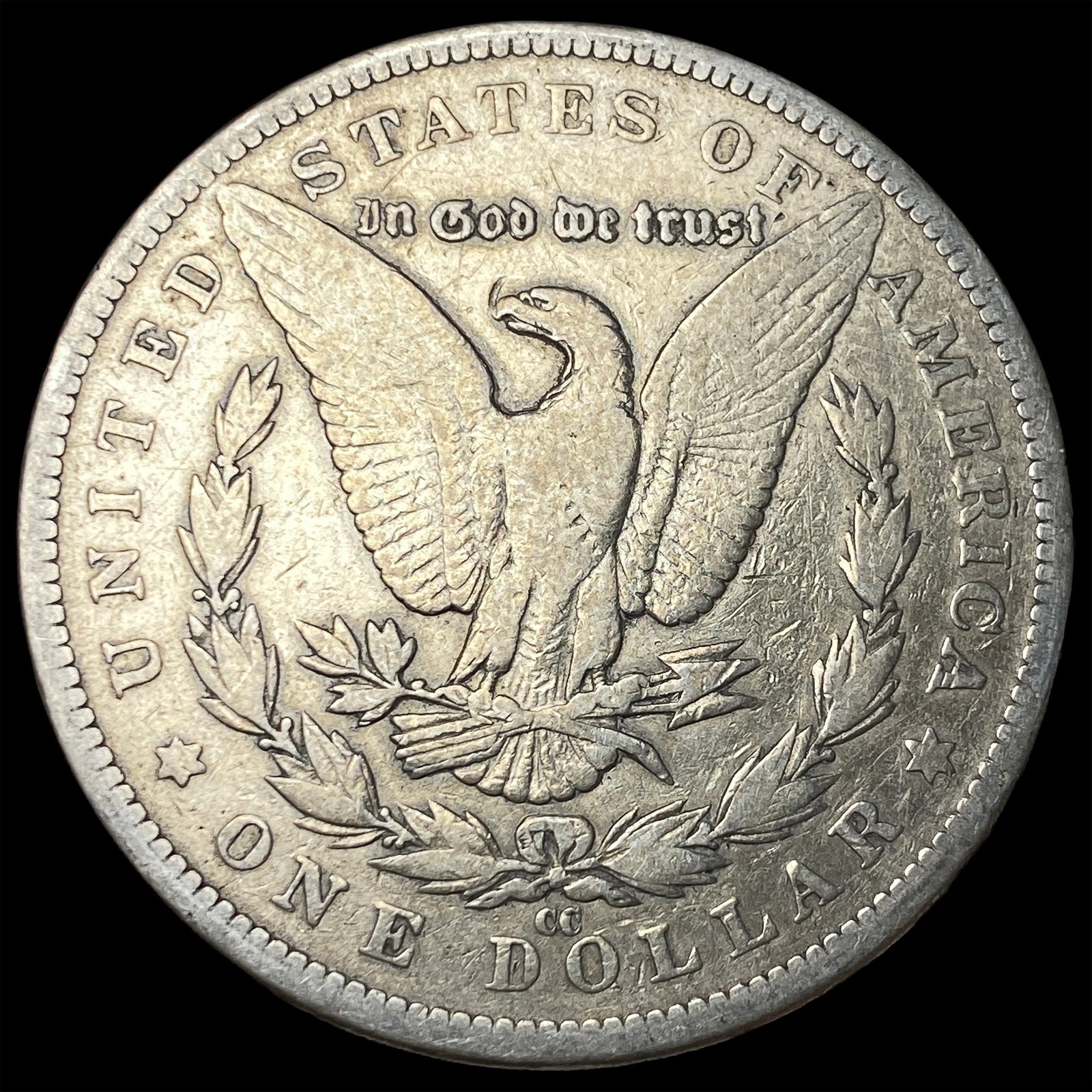 1890-CC Silver Morgan Dollar NICELY CIRCULATED - 2