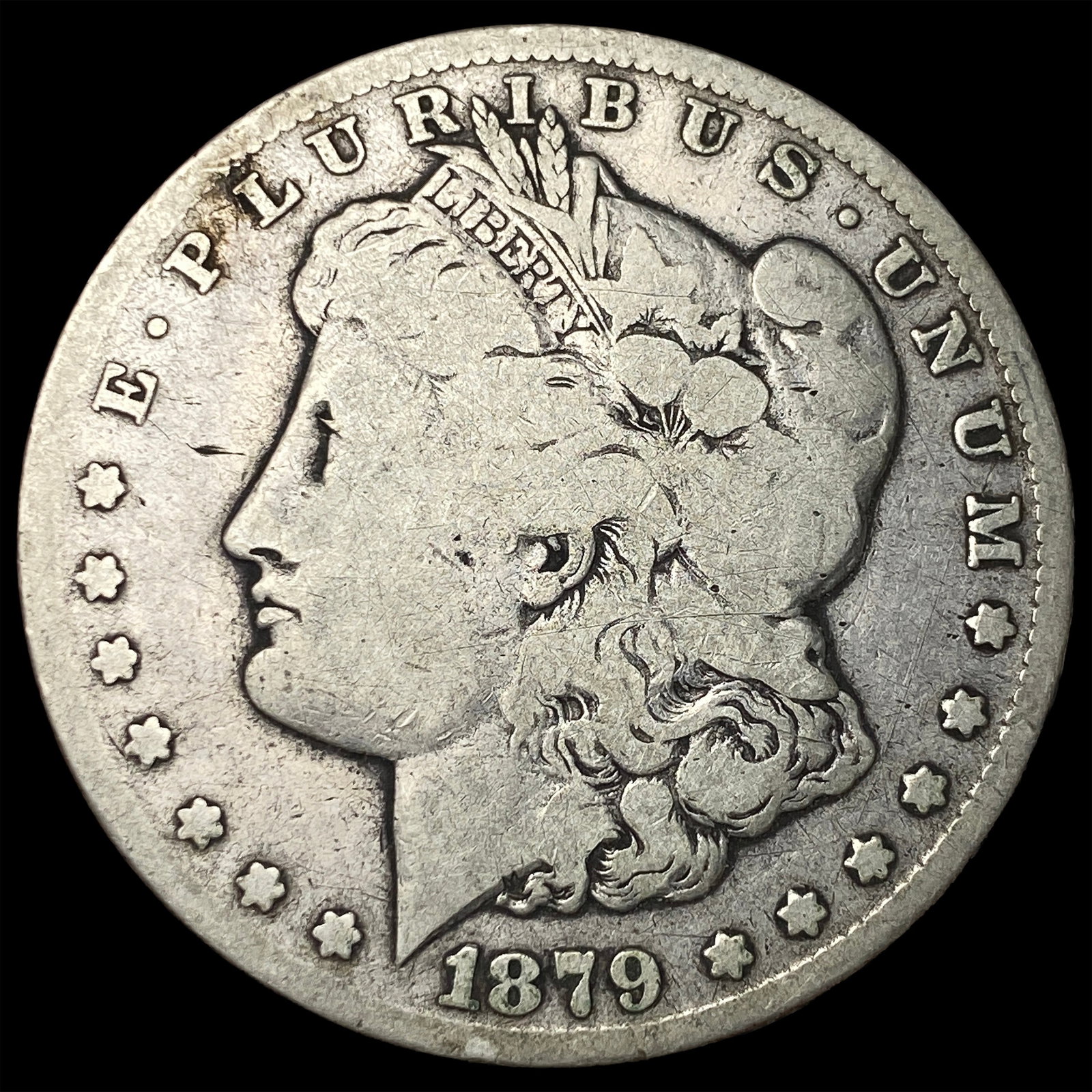 1879-CC Silver Morgan Dollar NICELY CIRCULATED: 1879-CC Silver Morgan Dollar NICELY CIRCULATED