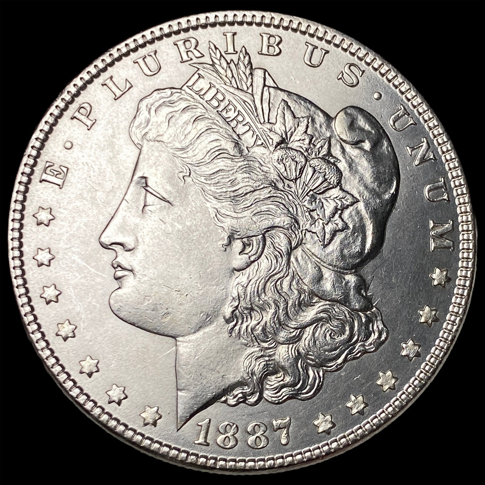 1887 Silver Morgan Dollar UNCIRCULATED: 1887 Silver Morgan Dollar UNCIRCULATED