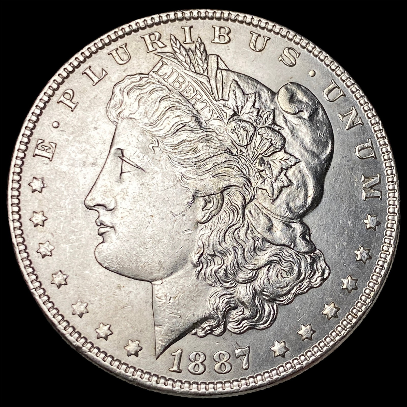 1887 Silver Morgan Dollar UNCIRCULATED: 1887 Silver Morgan Dollar UNCIRCULATED