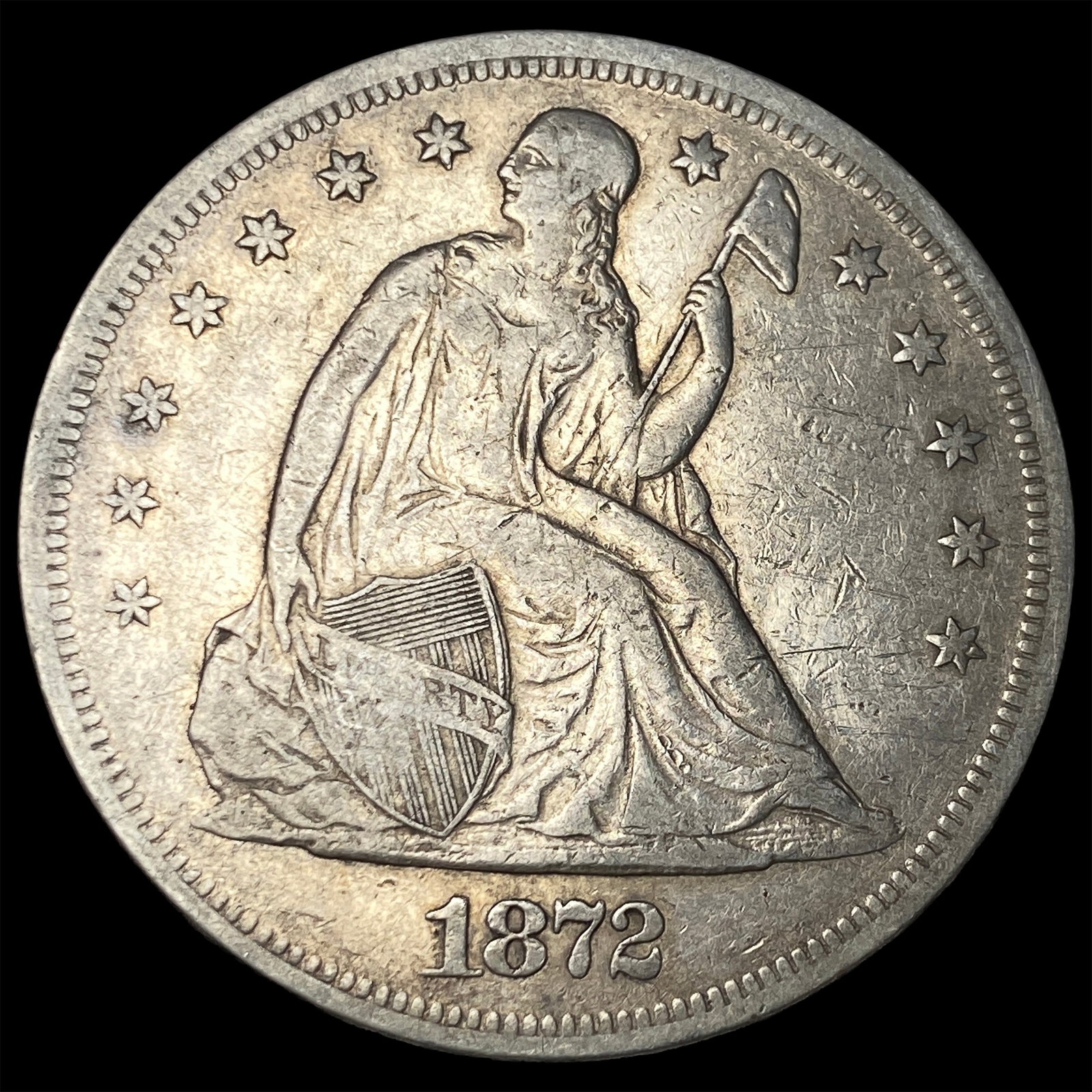 1872 Silver Dollar ABOUT UNCIRCULATED (1 of 2)
