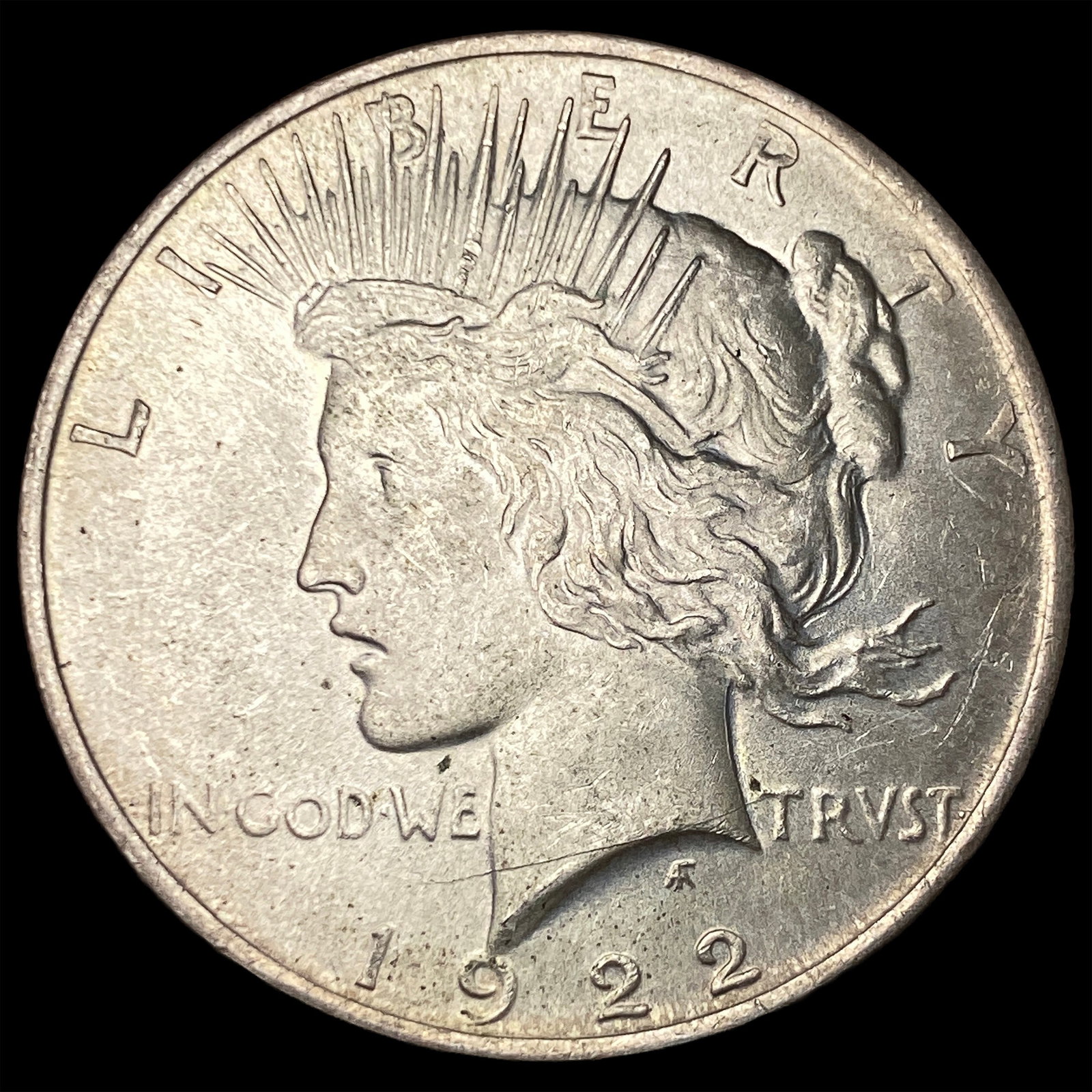 1922-S Silver Peace Dollar UNCIRCULATED: 1922-S Silver Peace Dollar UNCIRCULATED