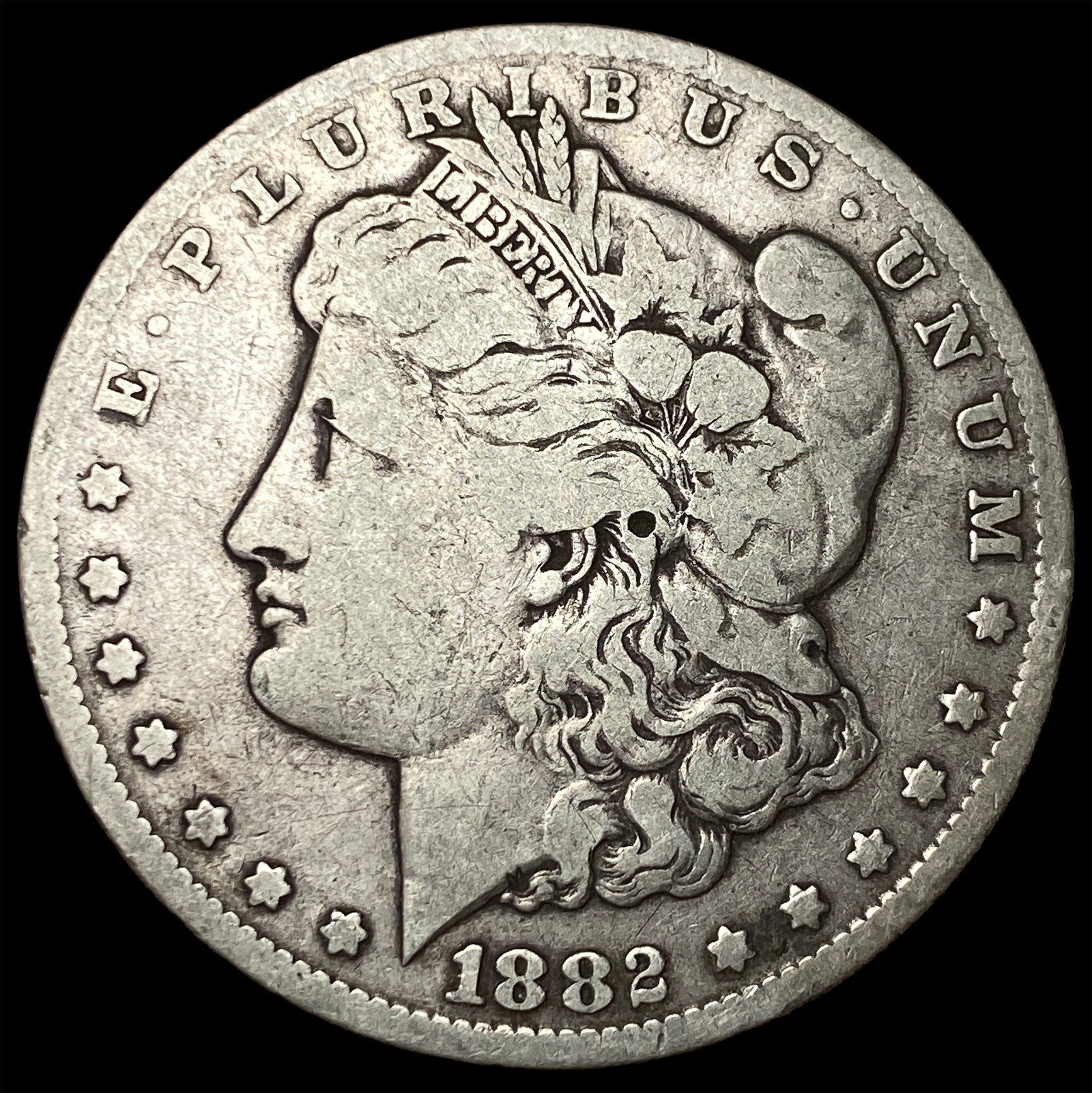 1882-CC Silver Morgan Dollar NICELY CIRCULATED: 1882-CC Silver Morgan Dollar NICELY CIRCULATED