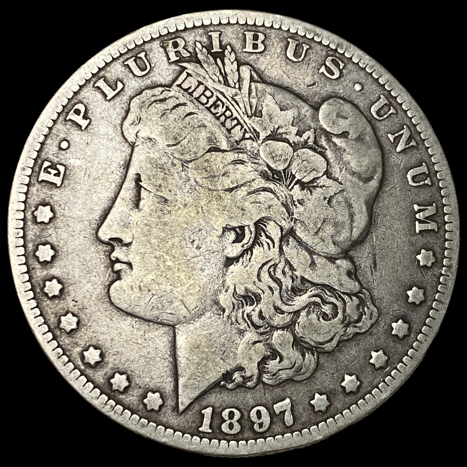 1897-O Silver Morgan Dollar LIGHTLY CIRCULATED: 1897-O Silver Morgan Dollar LIGHTLY CIRCULATED