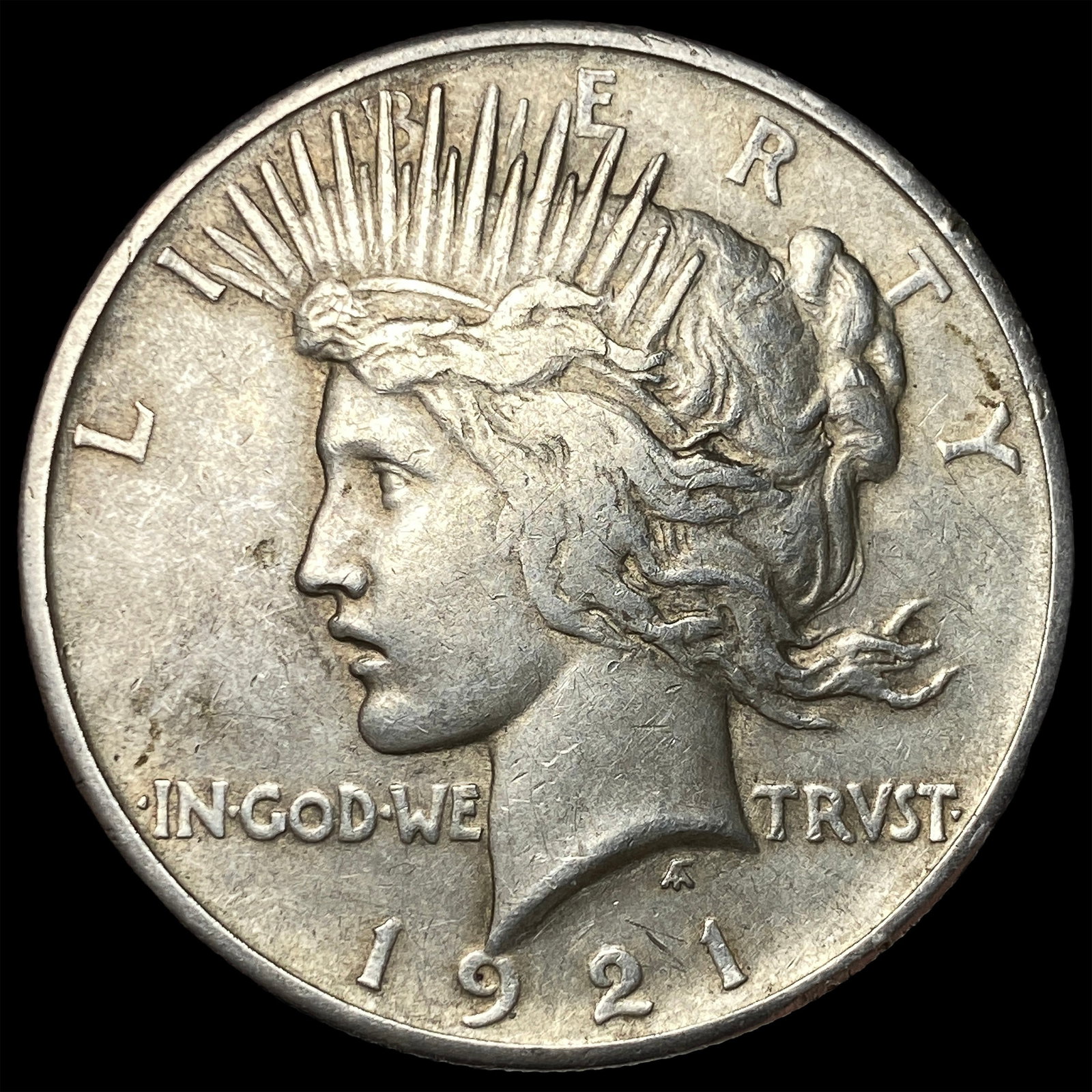 1921 Silver Peace Dollar NEARLY UNCIRCULATED: 1921 Silver Peace Dollar NEARLY UNCIRCULATED