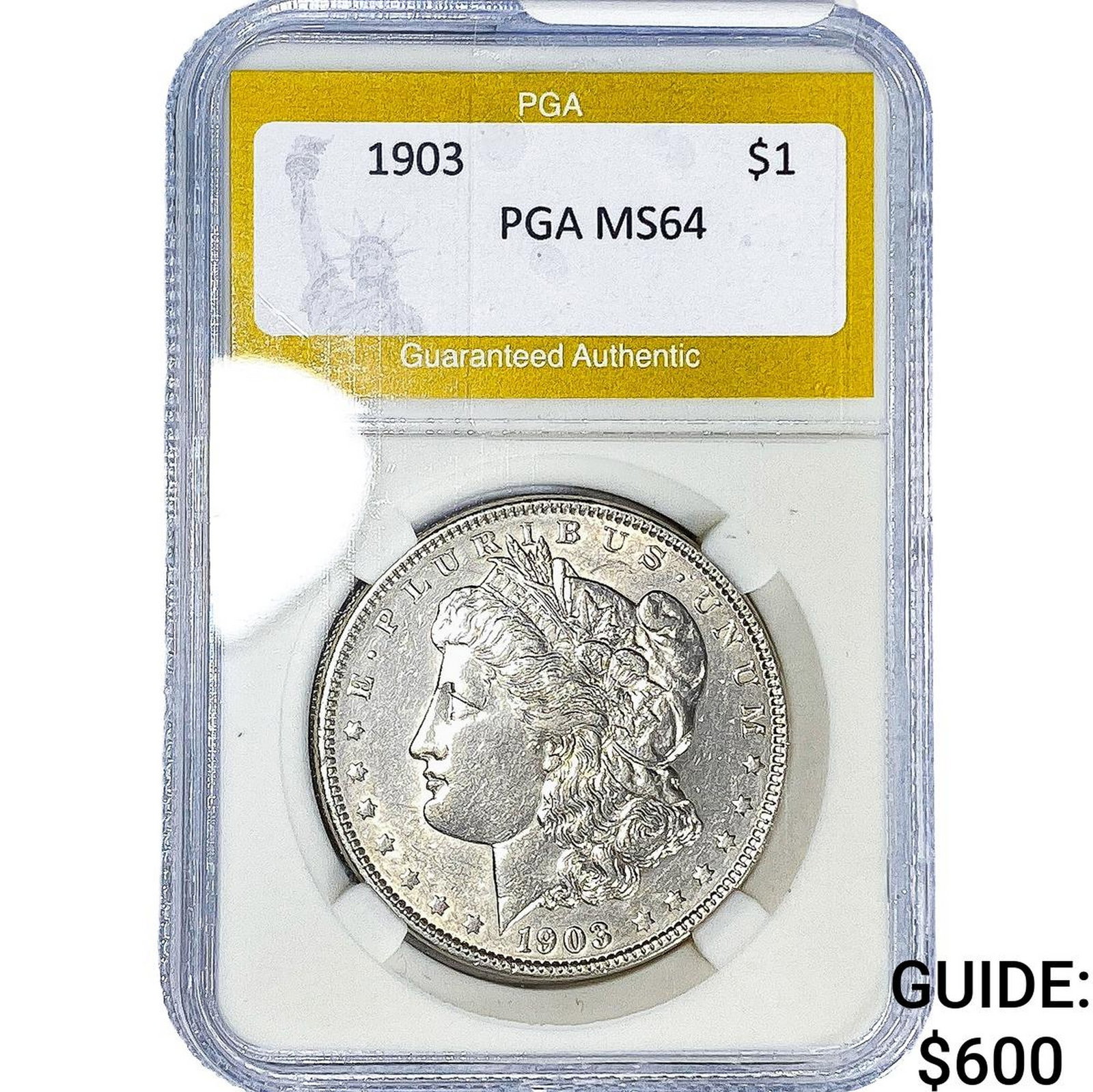 1903 Morgan Silver Dollar PGA MS64: 1903 Morgan Silver Dollar PGA MS64