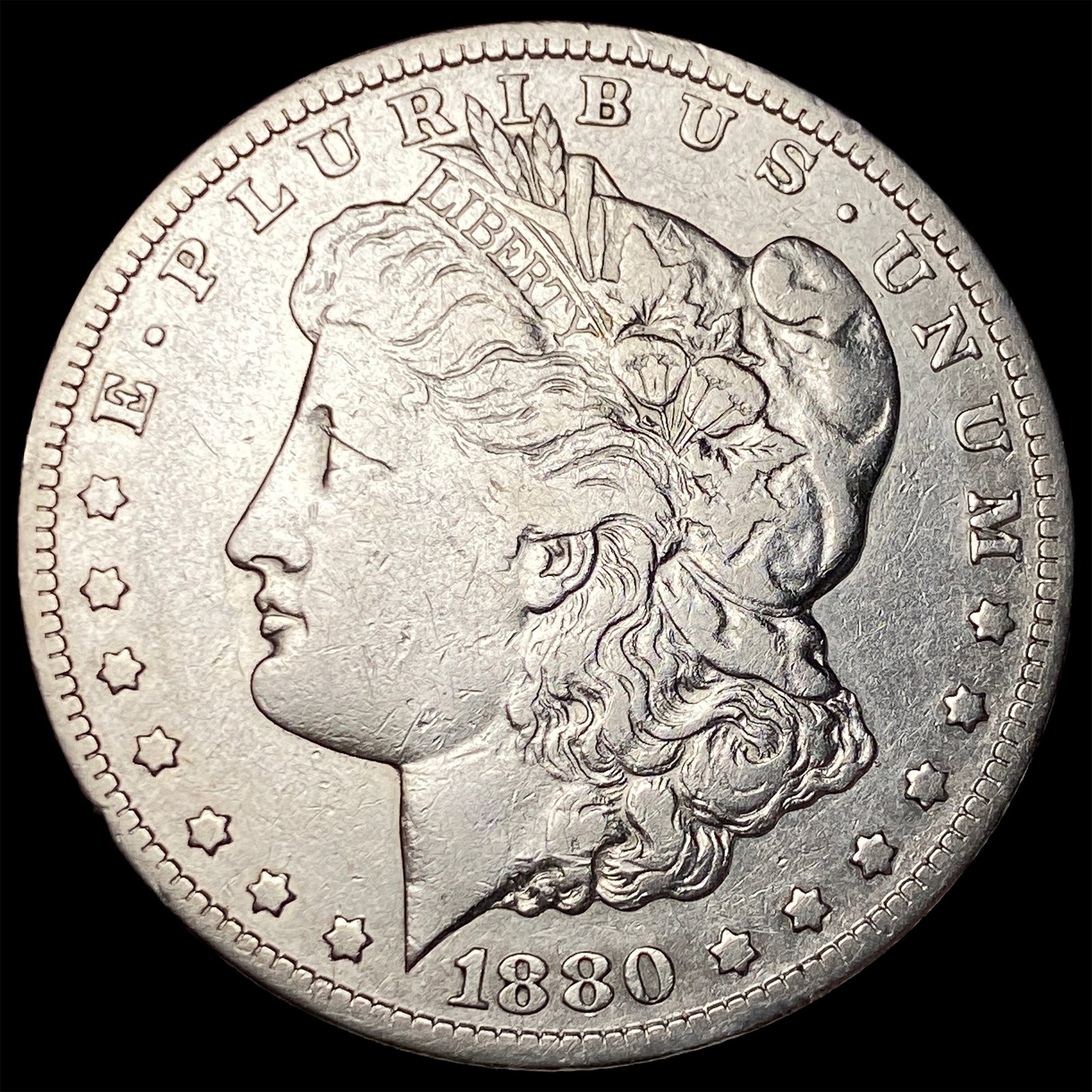 1880-CC Silver Morgan Dollar LIGHTLY CIRCULATED (1 of 2)