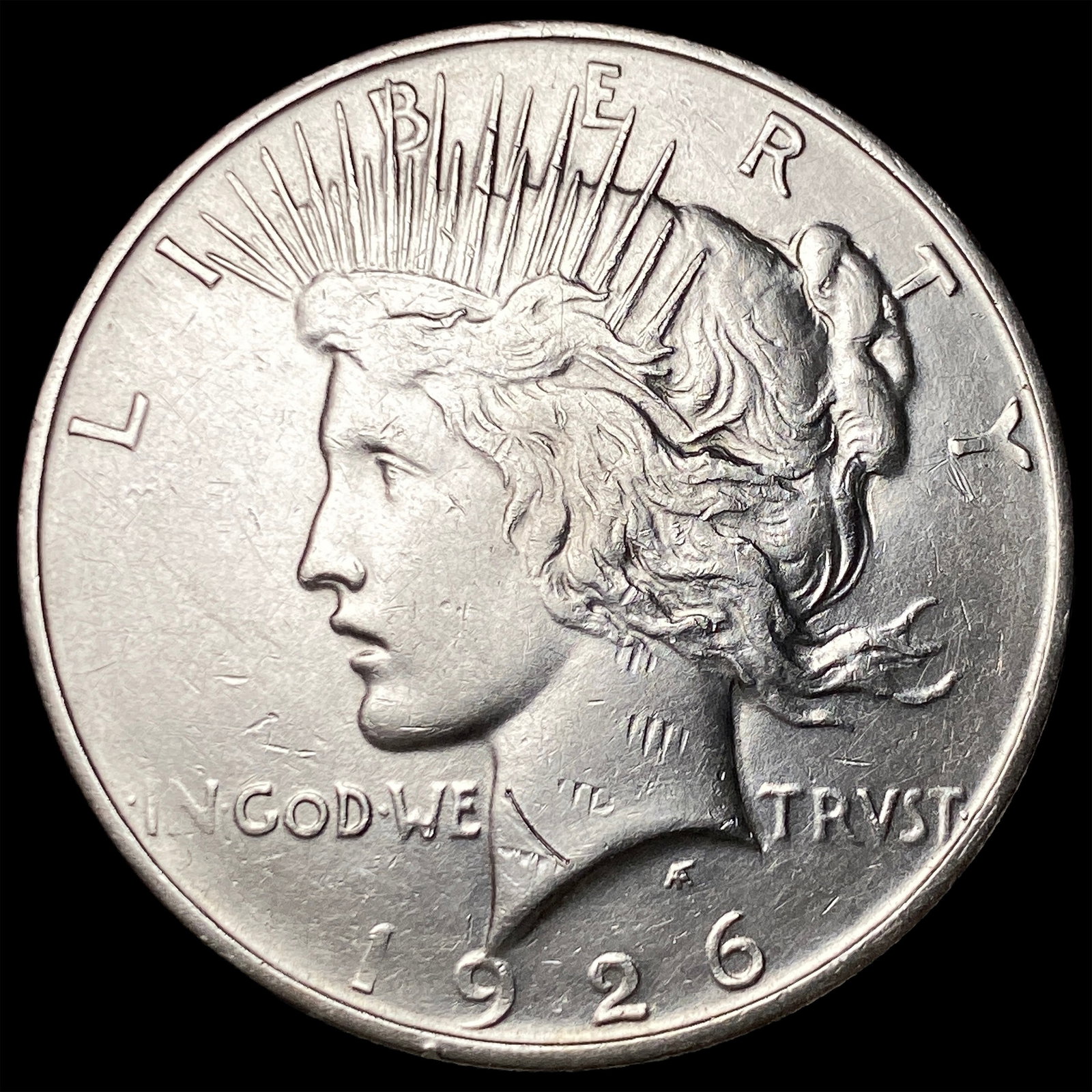 1926 Silver Peace Dollar CLOSELY UNCIRCULATED: 1926 Silver Peace Dollar CLOSELY UNCIRCULATED