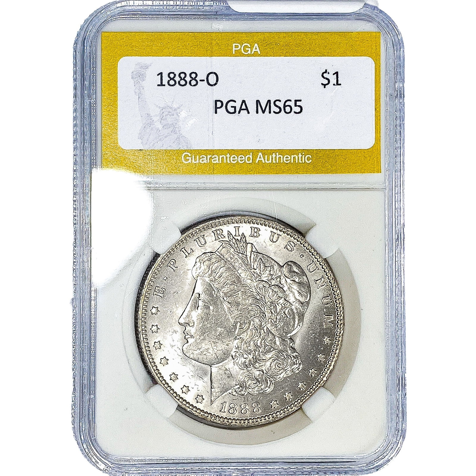 1888-O Morgan Silver Dollar PGA MS65 (1 of 2)