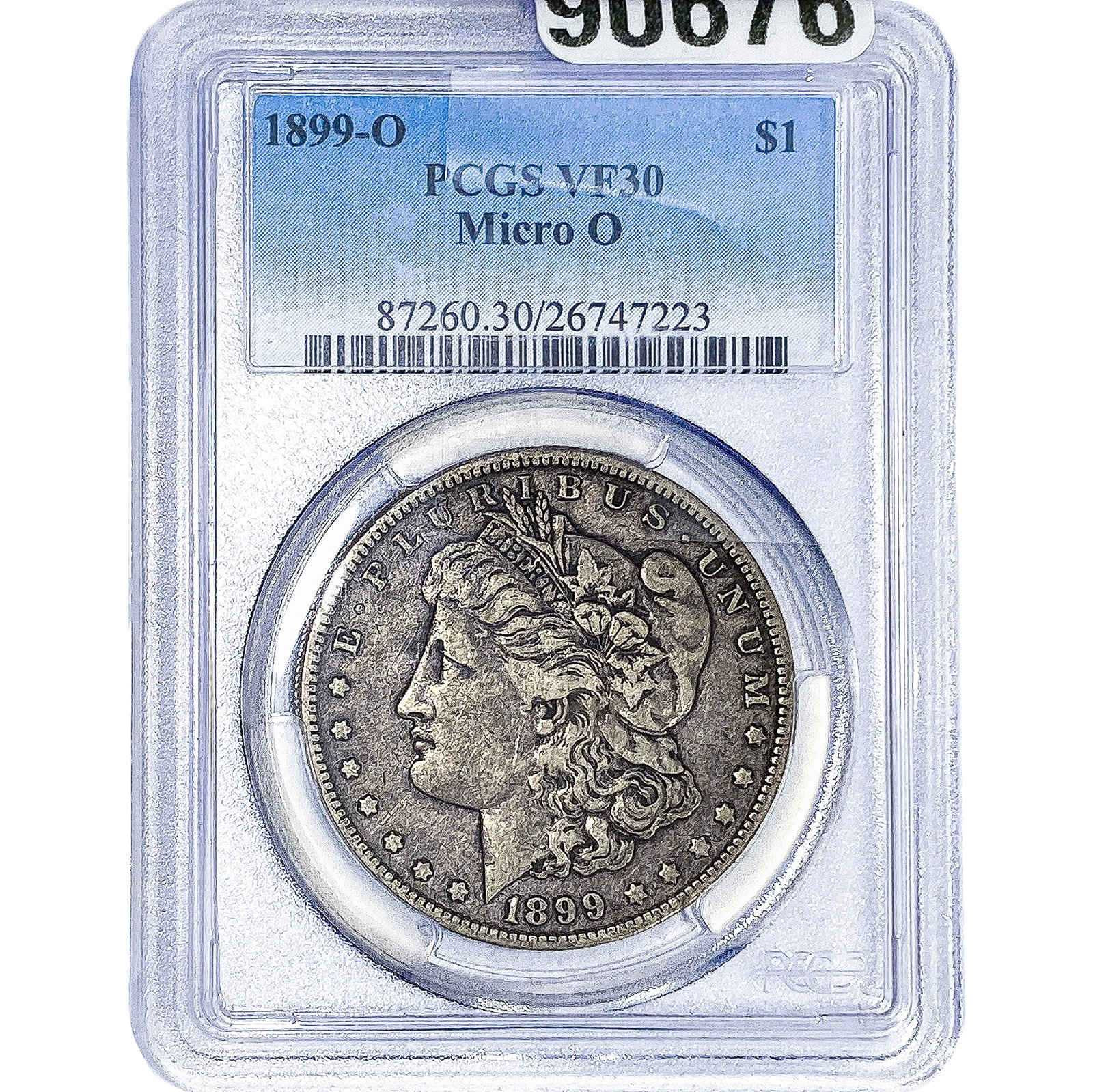 1889-O Morgan Silver Dollar PCGS VF30: 1889-O Morgan Silver Dollar PCGS VF30
