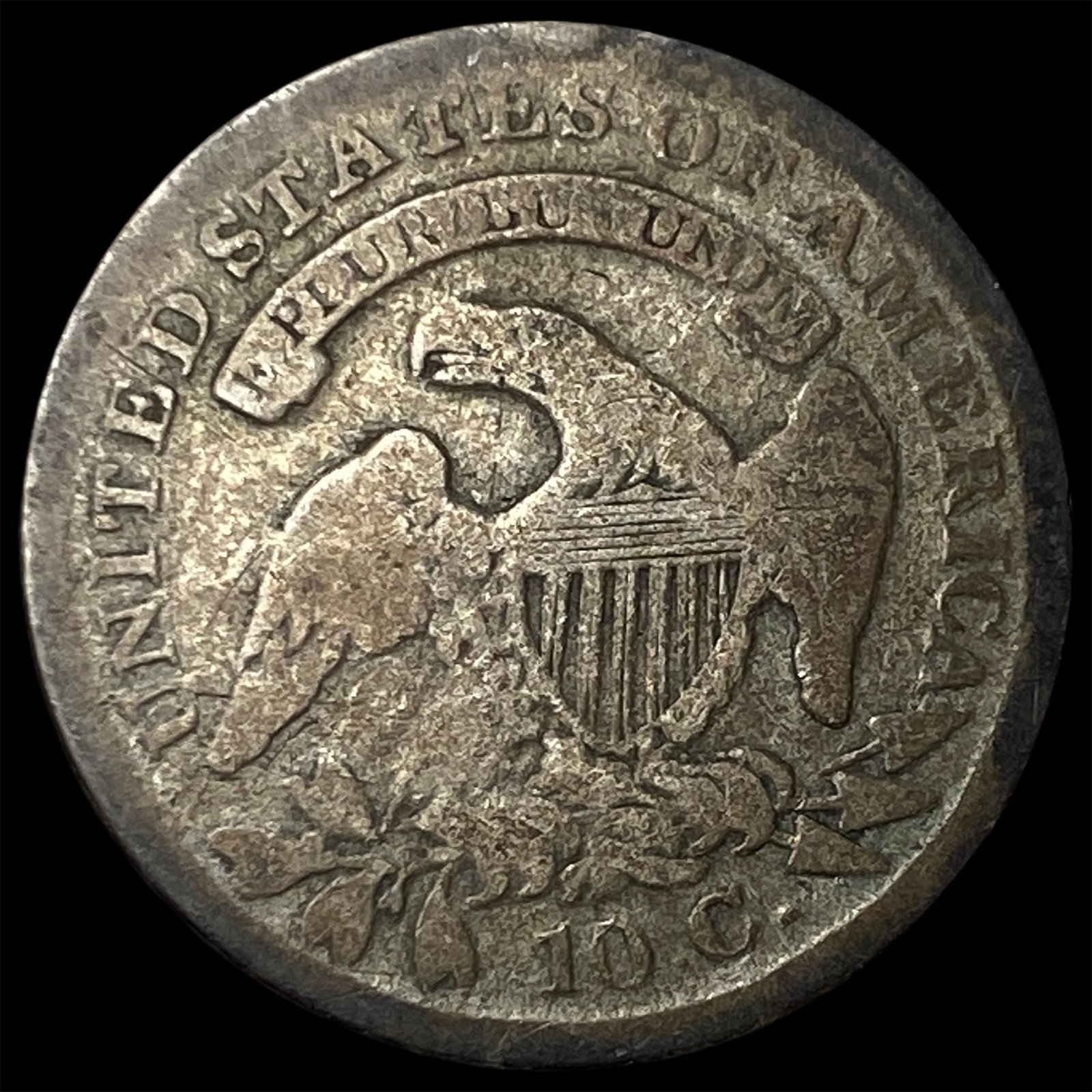 1836 Capped Bust Dime NICELY CIRCULATED - 2