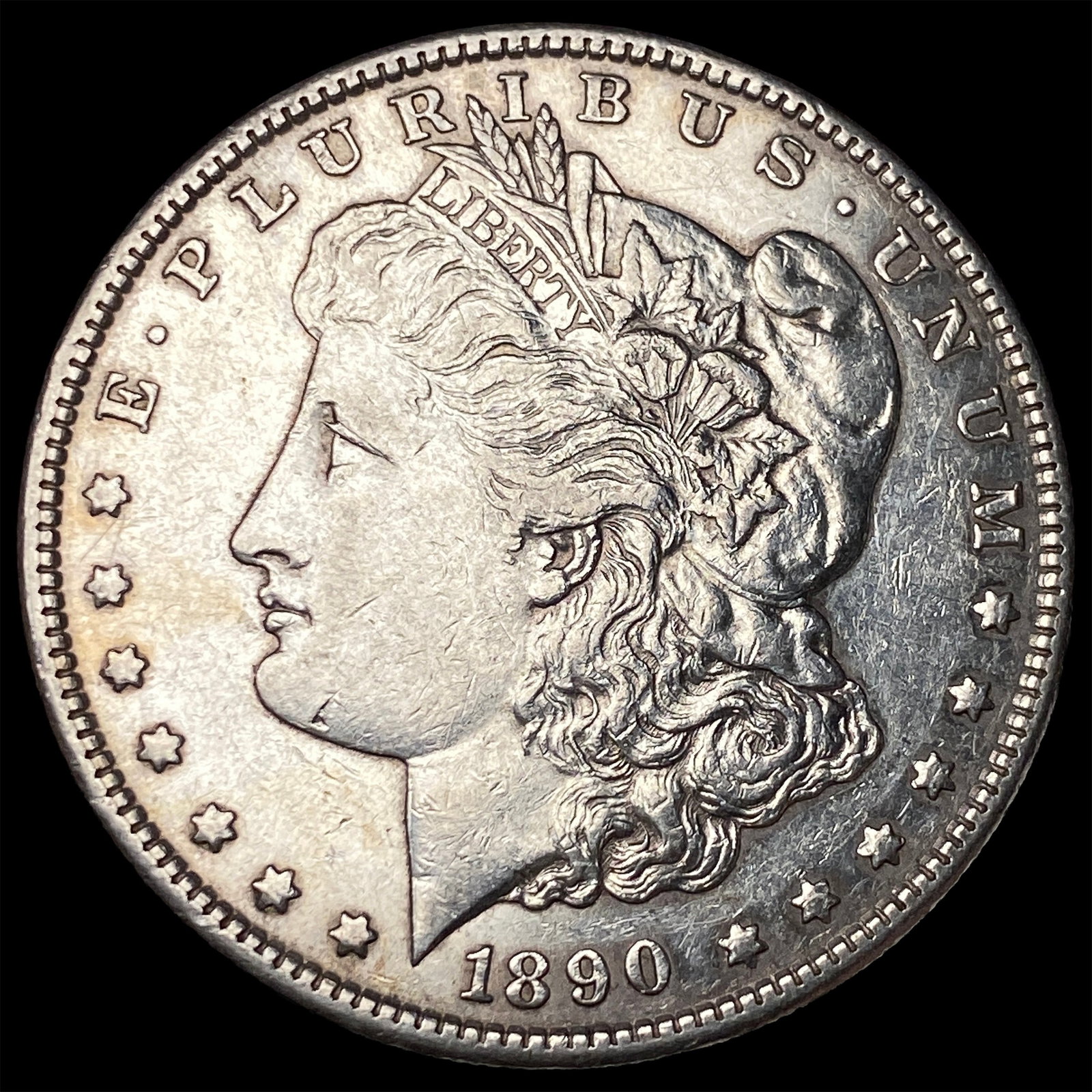 1890-S Silver Morgan Dollar CLOSELY UNCIRCULATED: 1890-S Silver Morgan Dollar CLOSELY UNCIRCULATED