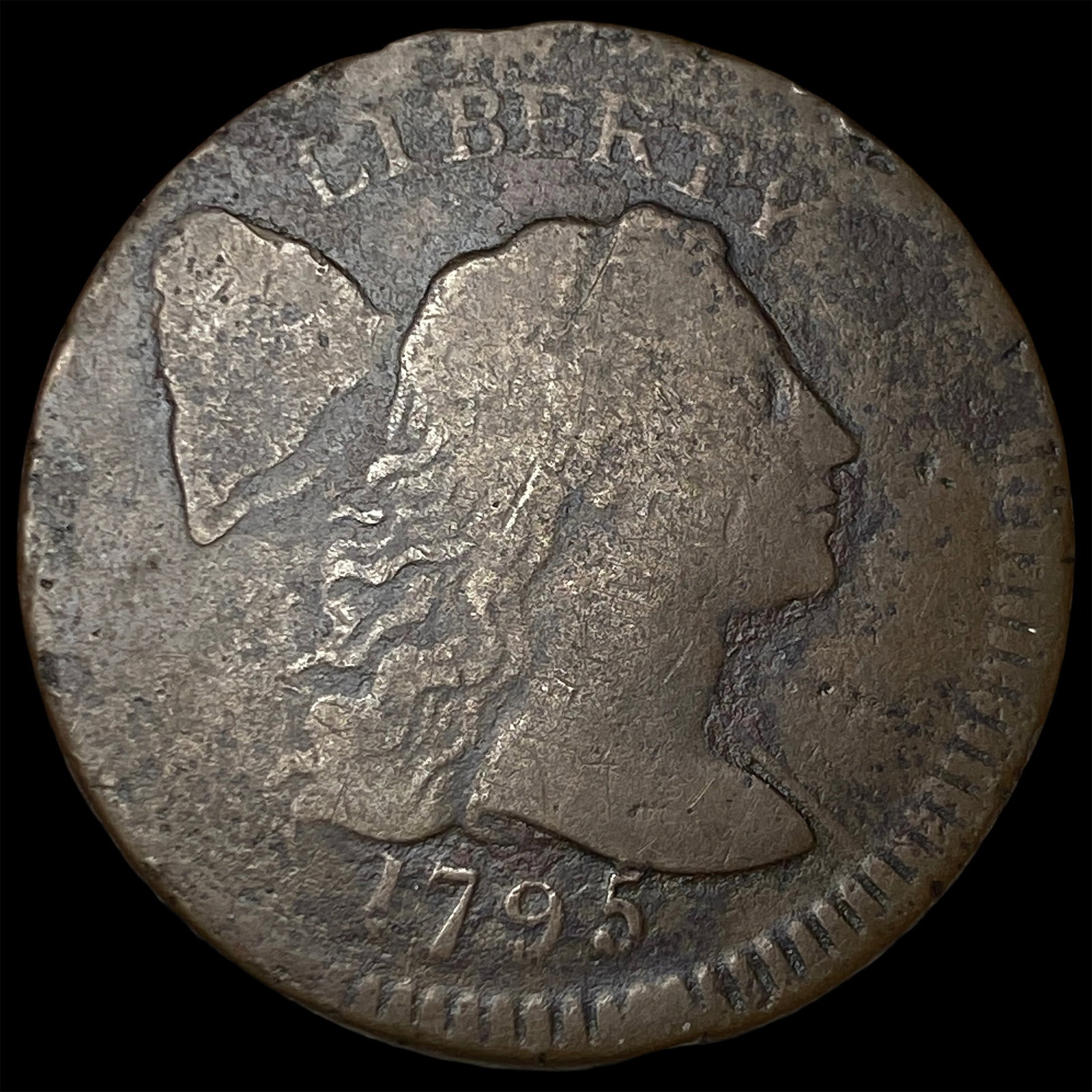 1795 Liberty Cap Large Cent LIGHTLY CIRCULATED (1 of 2)