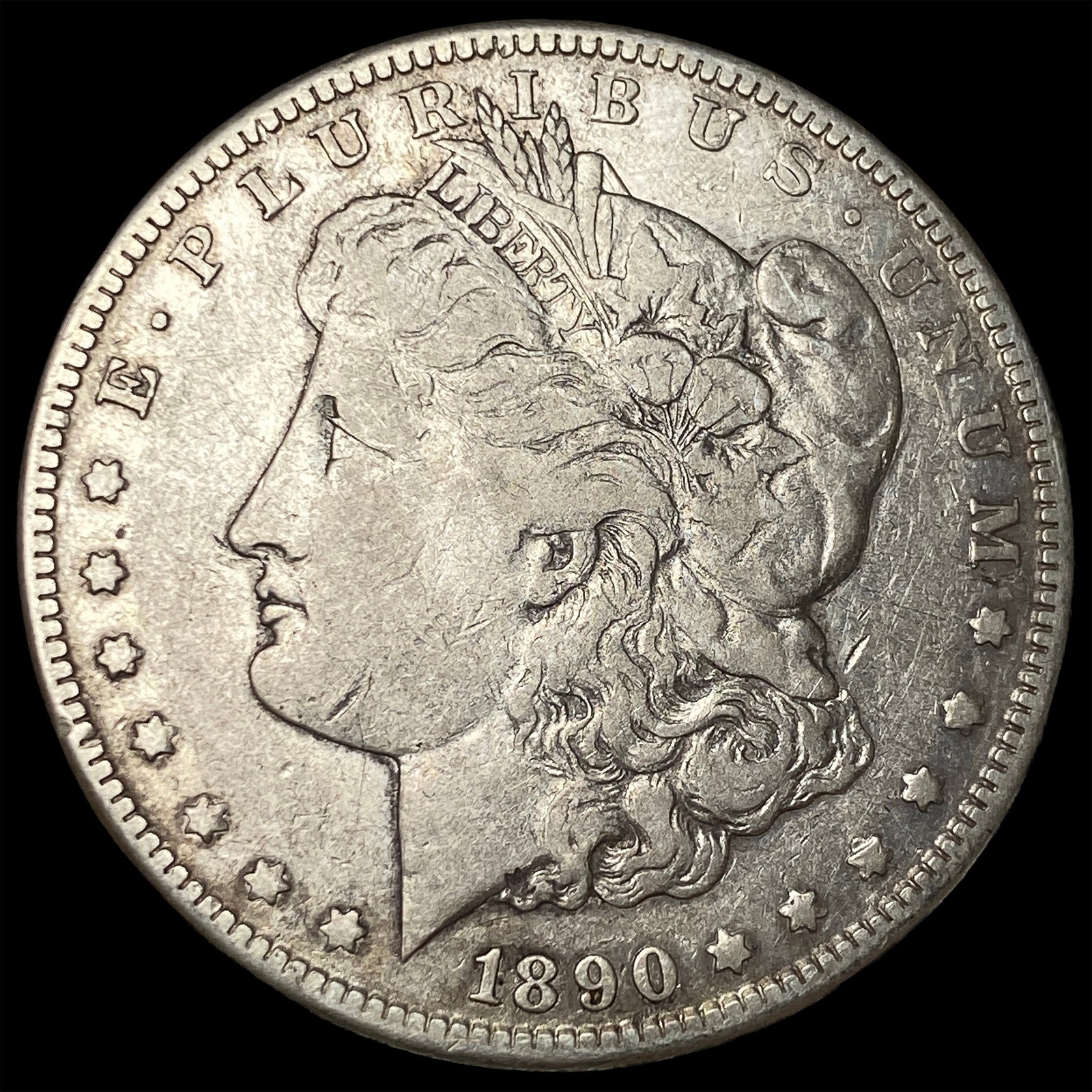 1890-CC Morgan Silver Dollar LIGHTLY CIRCULATED: 1890-CC Morgan Silver Dollar LIGHTLY CIRCULATED