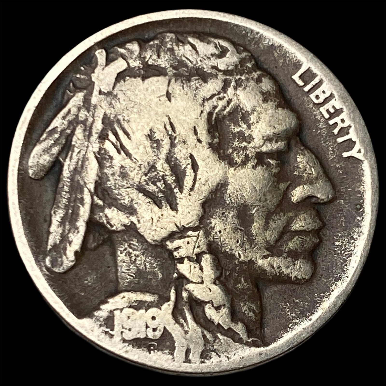 1919-D Buffalo Nickel LIGHTLY CIRCULATED: 1919-D Buffalo Nickel LIGHTLY CIRCULATED