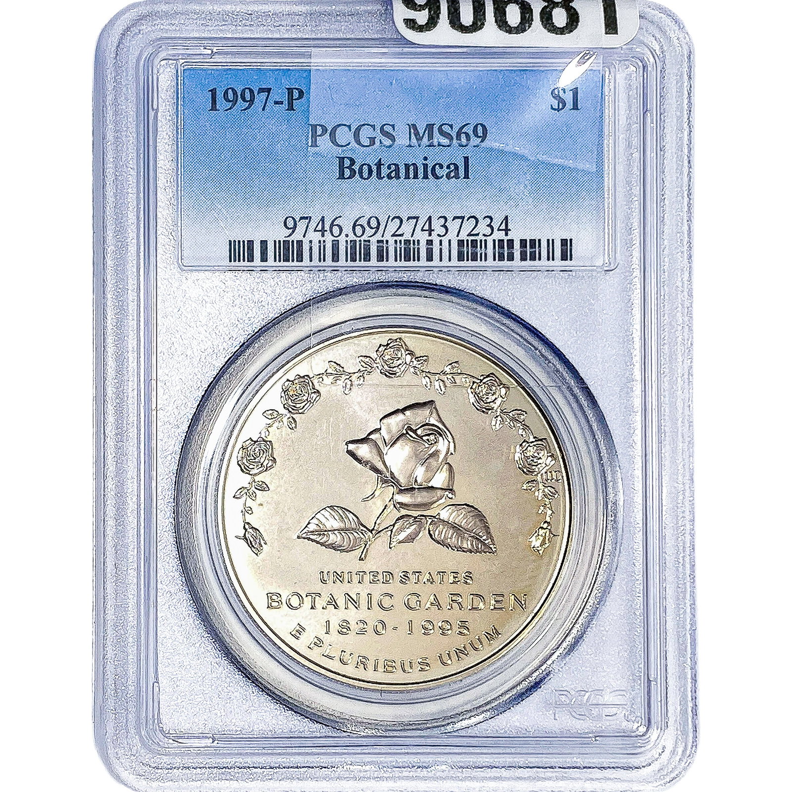 1997 $1 Botanical PCGS MS69 (1 of 2)