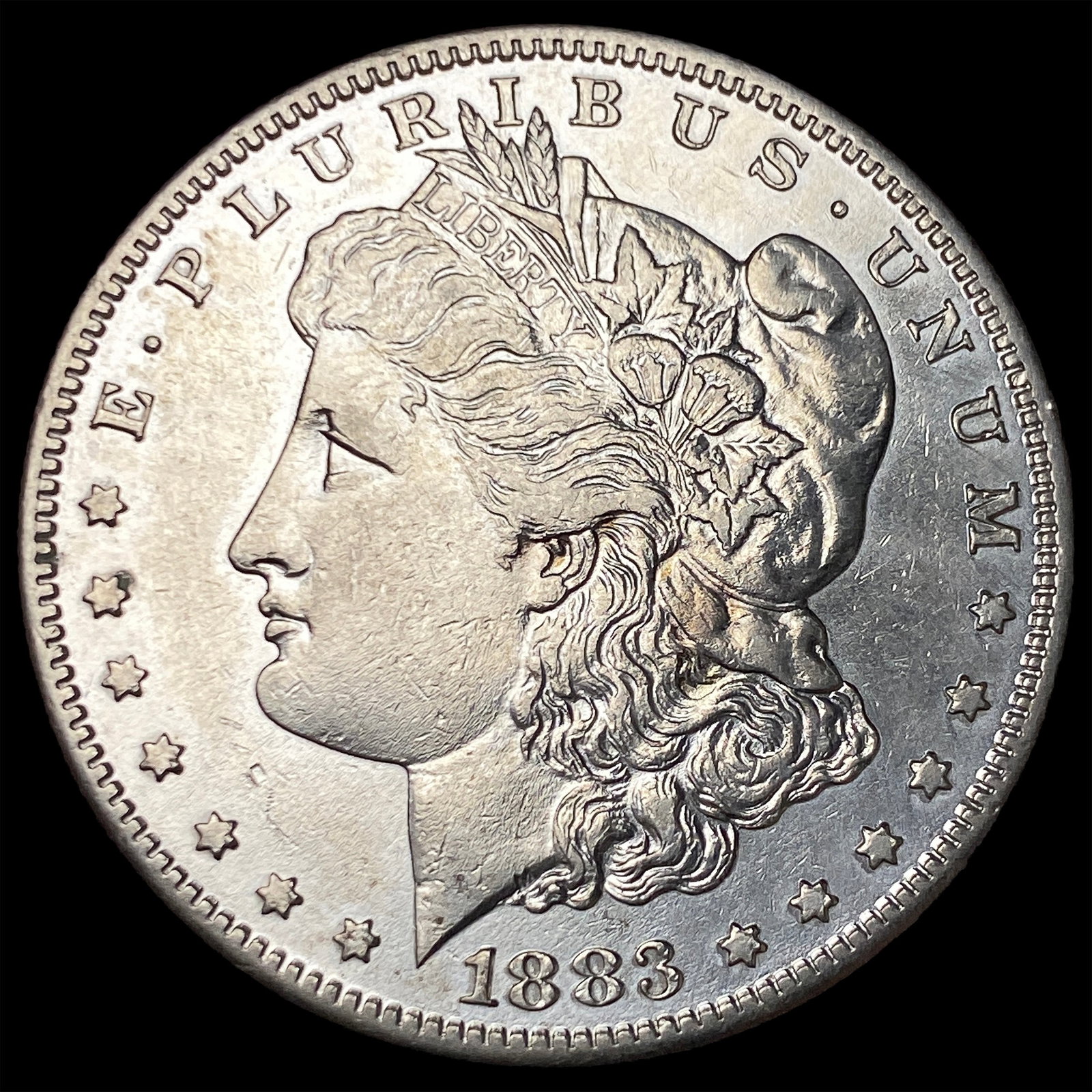 1883-S Silver Morgan Dollar CLOSELY UNCIRCULATED: 1883-S Silver Morgan Dollar CLOSELY UNCIRCULATED