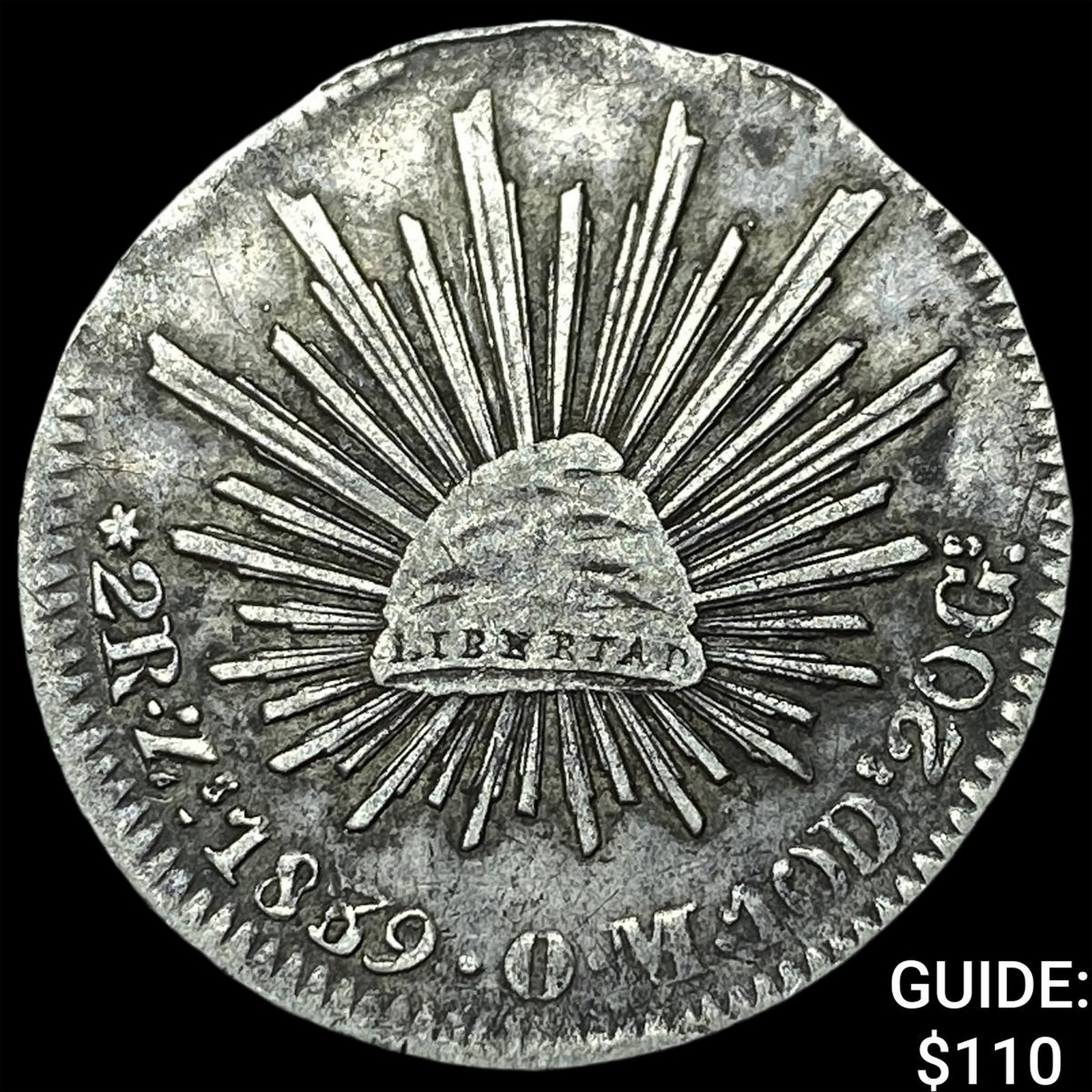 1839 ZsOM Mexico Silver 2 Reales (1 of 2)