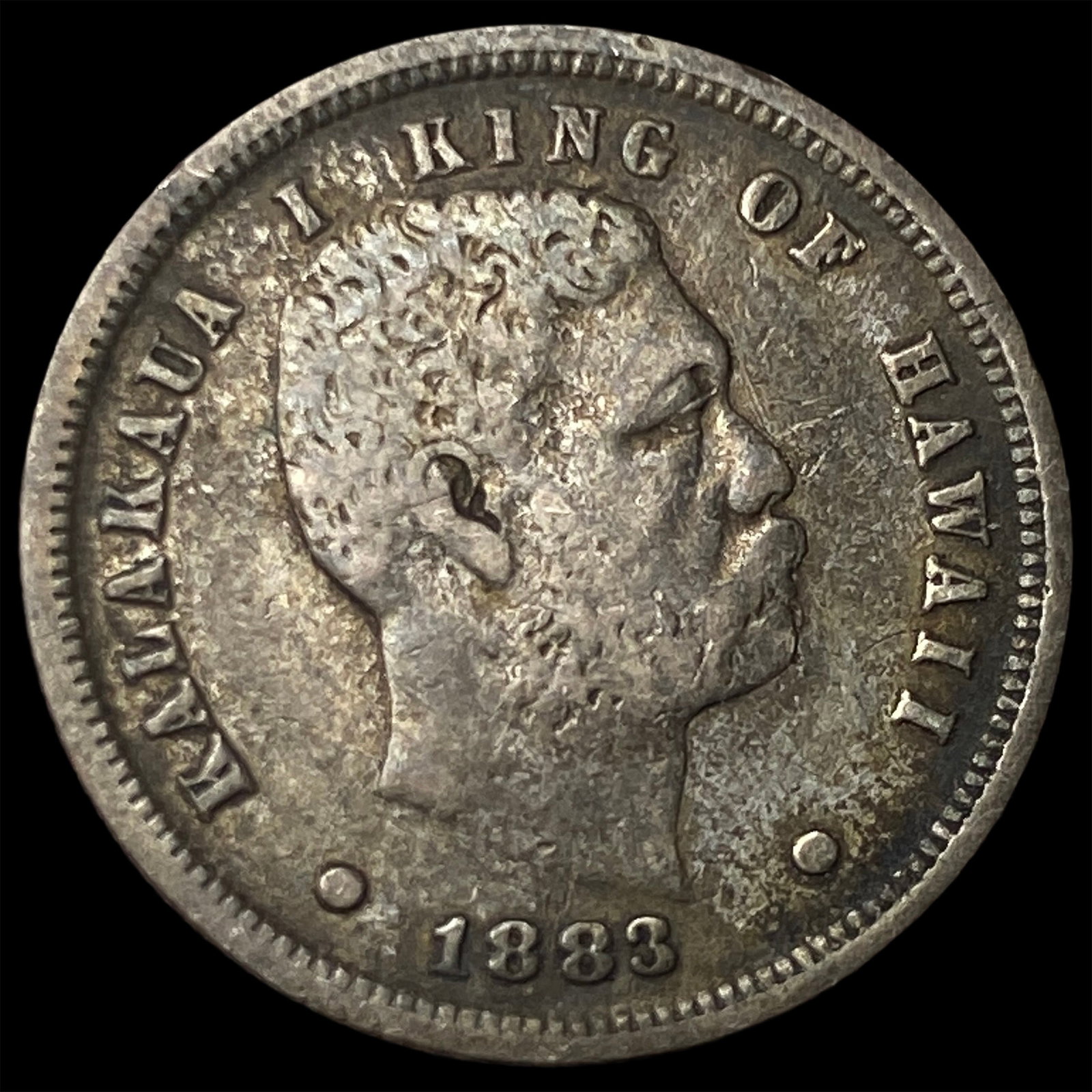 1883 Hawaii Silver Dime NEARLY UNCIRCULATED (1 of 2)