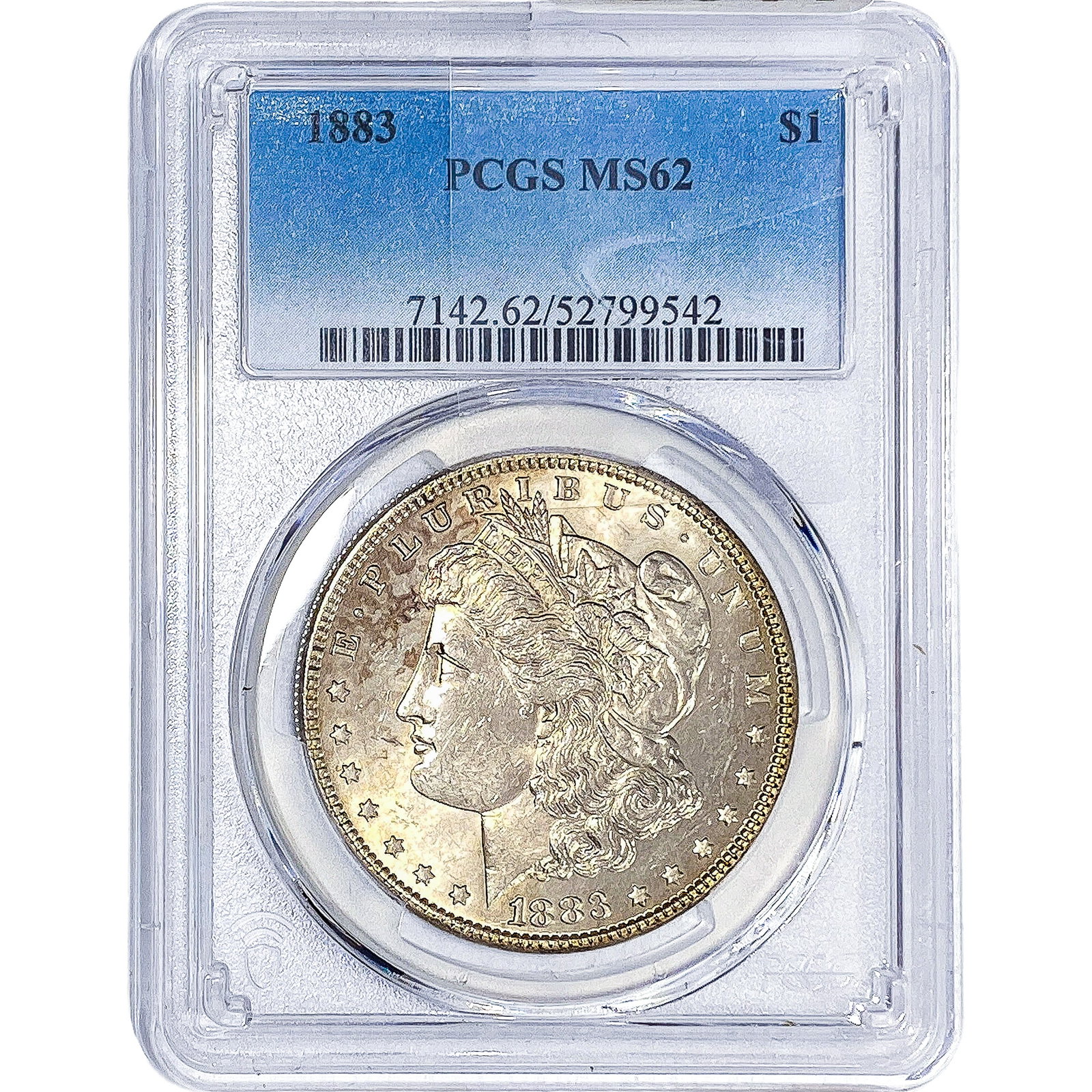 1883 Morgan Silver Dollar PCGS MS62: 1883 Morgan Silver Dollar PCGS MS62