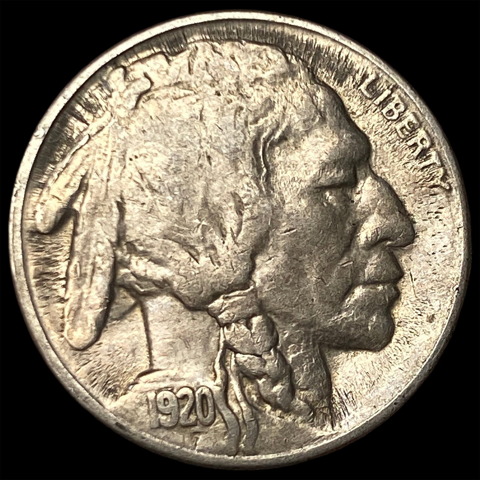 1920 Buffalo Nickel NEARLY UNCIRCULATED: 1920 Buffalo Nickel NEARLY UNCIRCULATED