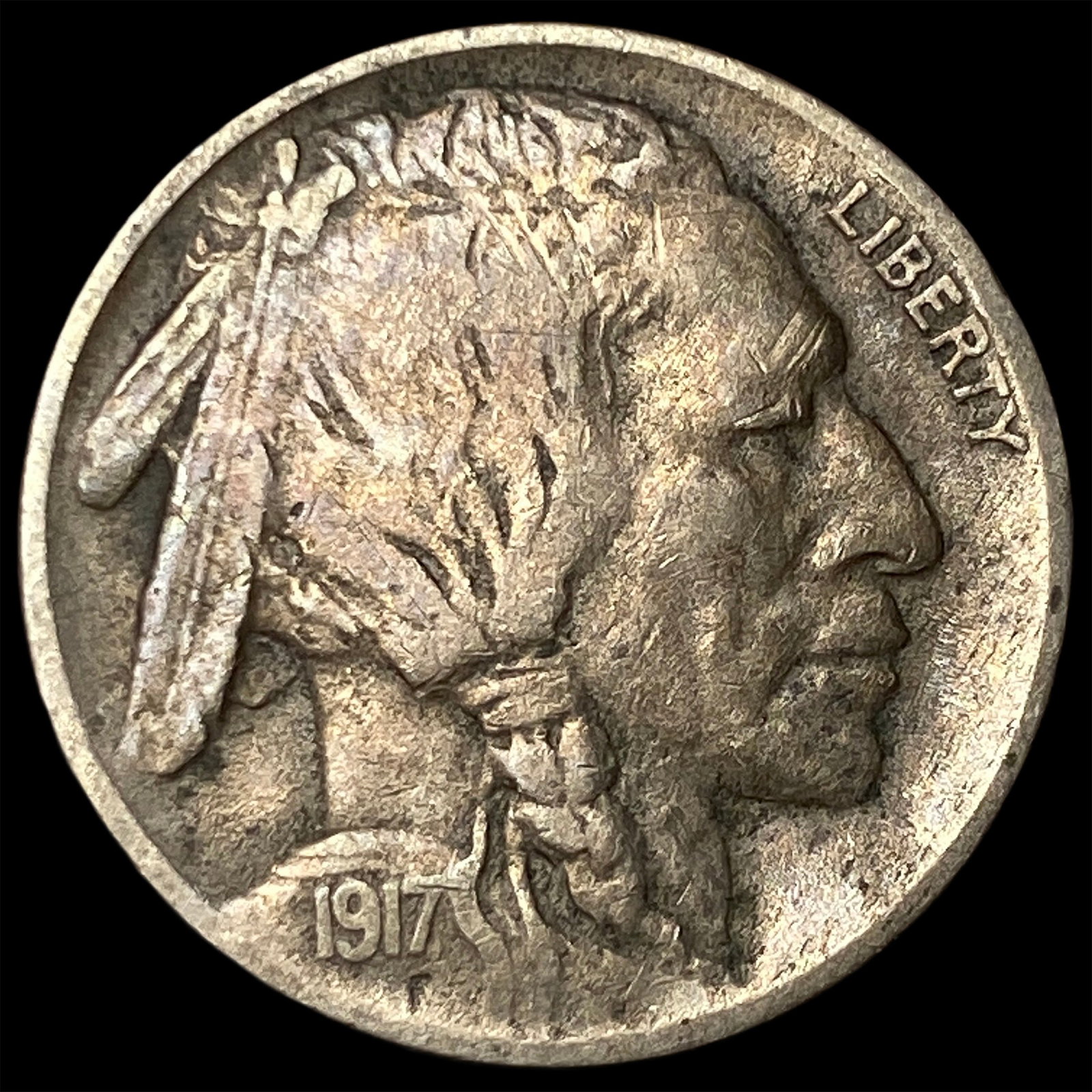 1917-D Buffalo Nickel LIGHTLY CIRCULATED: 1917-D Buffalo Nickel LIGHTLY CIRCULATED