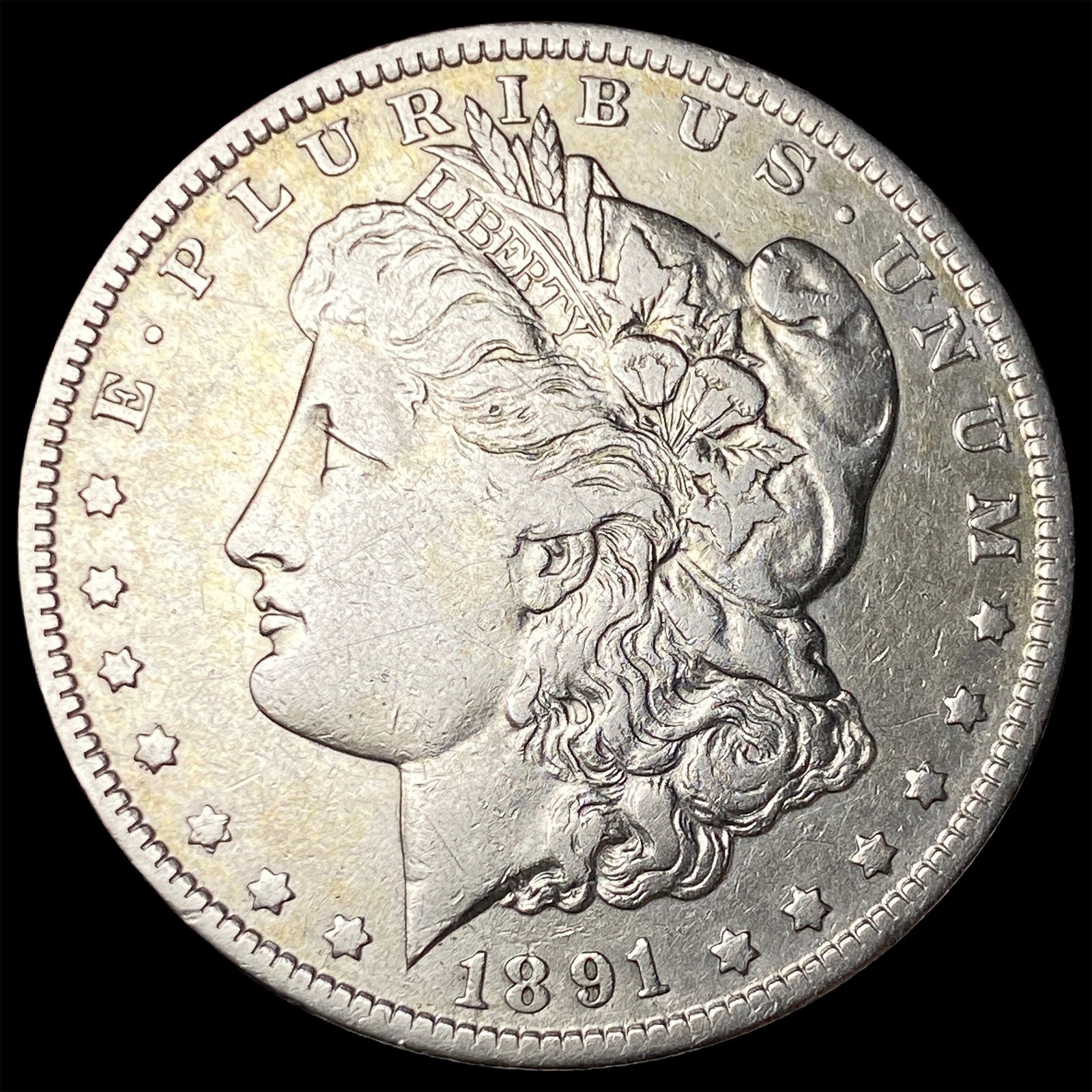 1891-O Silver Morgan Dollar NEARLY UNCIRCULATED: 1891-O Silver Morgan Dollar NEARLY UNCIRCULATED