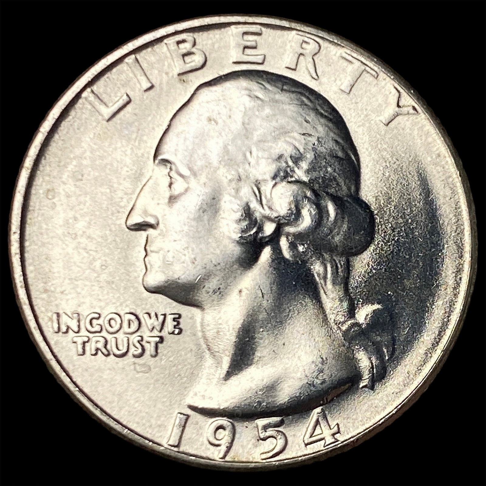 1954-S Silver Washington Quarter UNCIRCULATED: 1954-S Silver Washington Quarter UNCIRCULATED