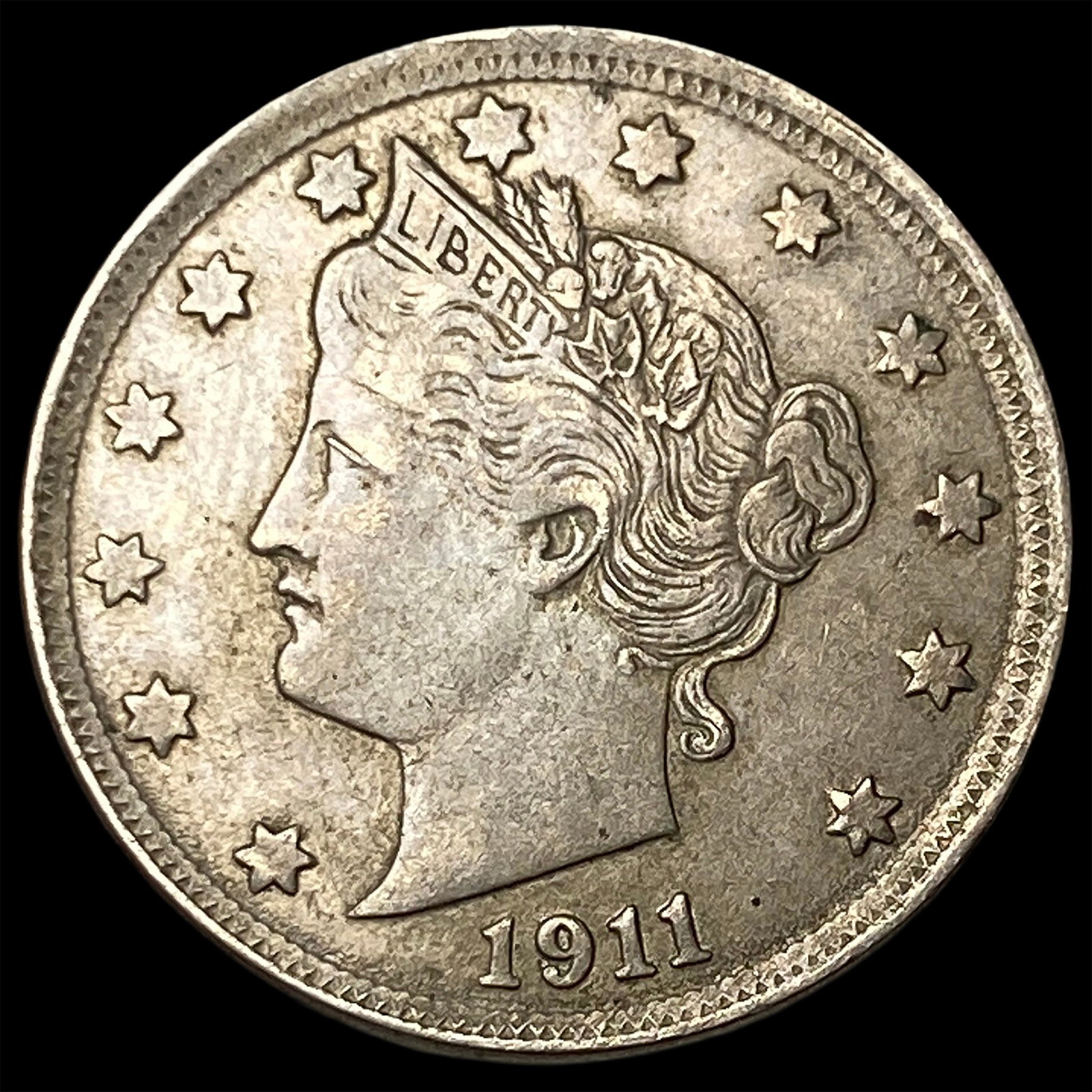 1911 Liberty Head Nickel NEARLY UNCIRCULATED (1 of 2)