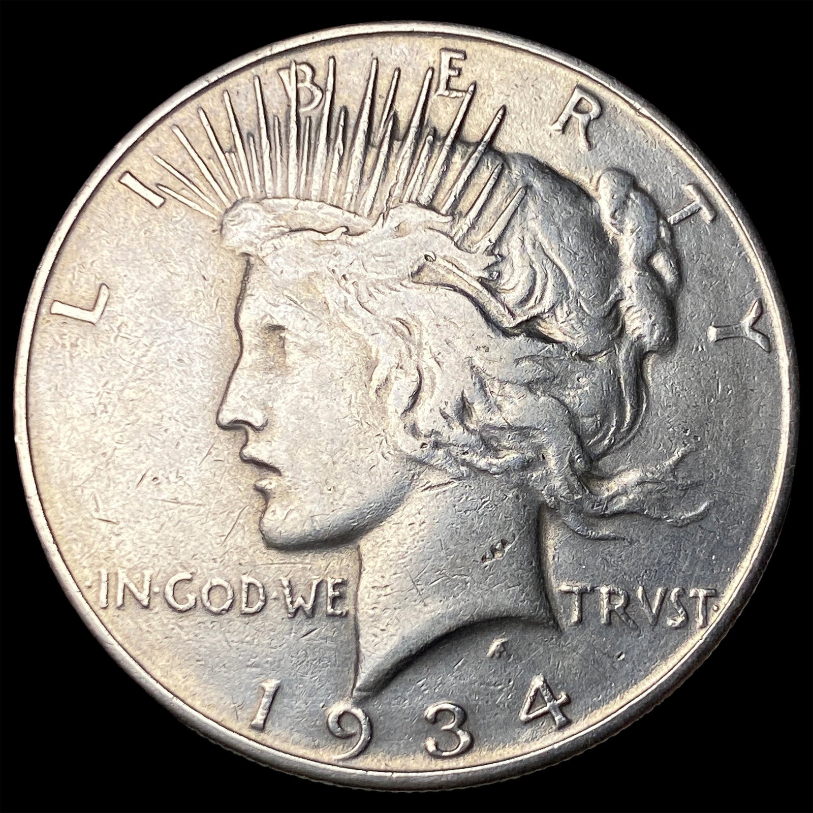 1934-D Silver Peace Dollar LIGHTLY CIRCULATED (1 of 2)