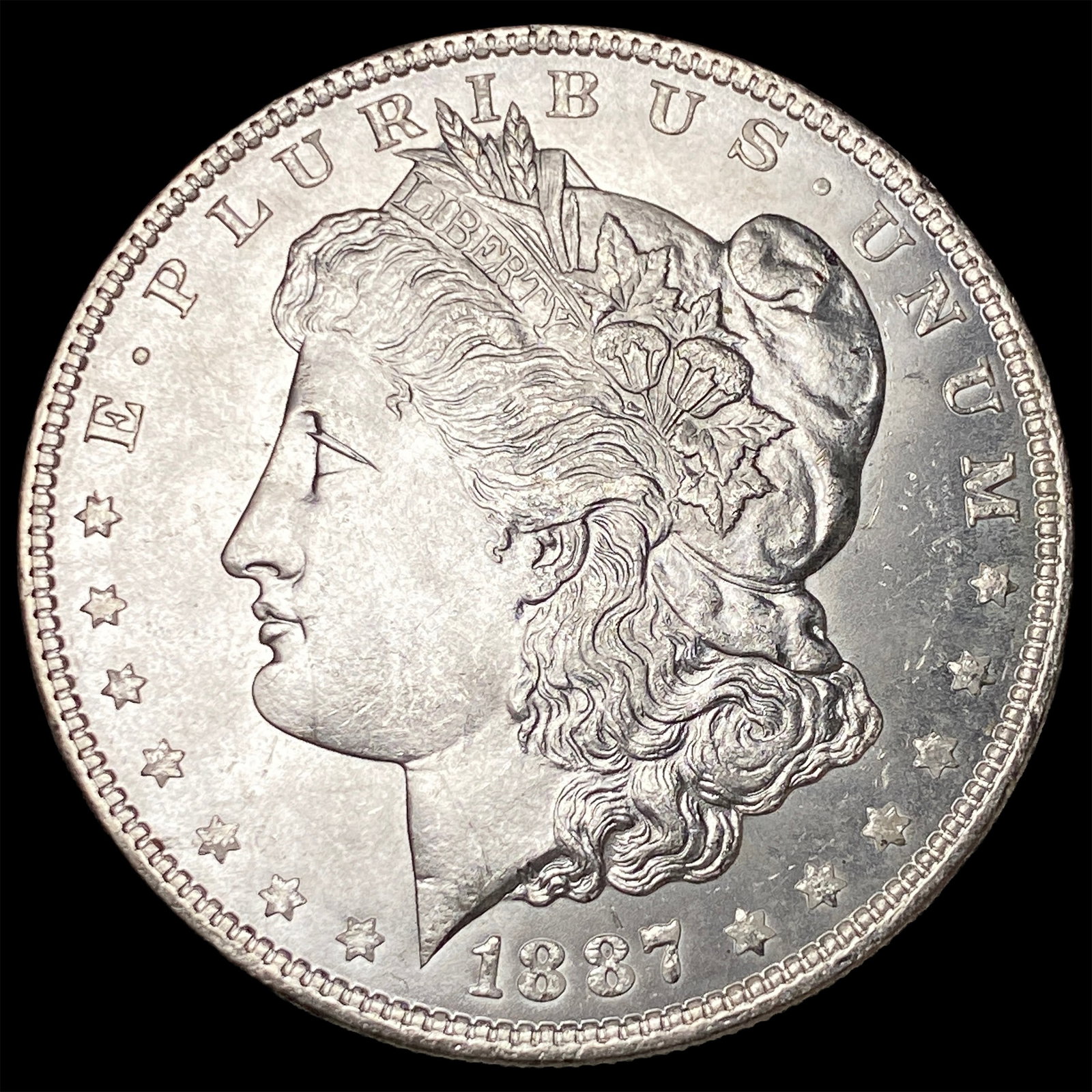 1887 Morgan Silver Dollar CHOICE BU: 1887 Morgan Silver Dollar CHOICE BU