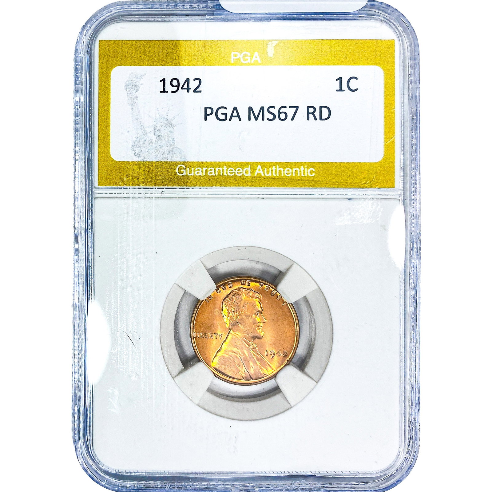 1942 Wheat Cent PGA MS67 RD (1 of 2)
