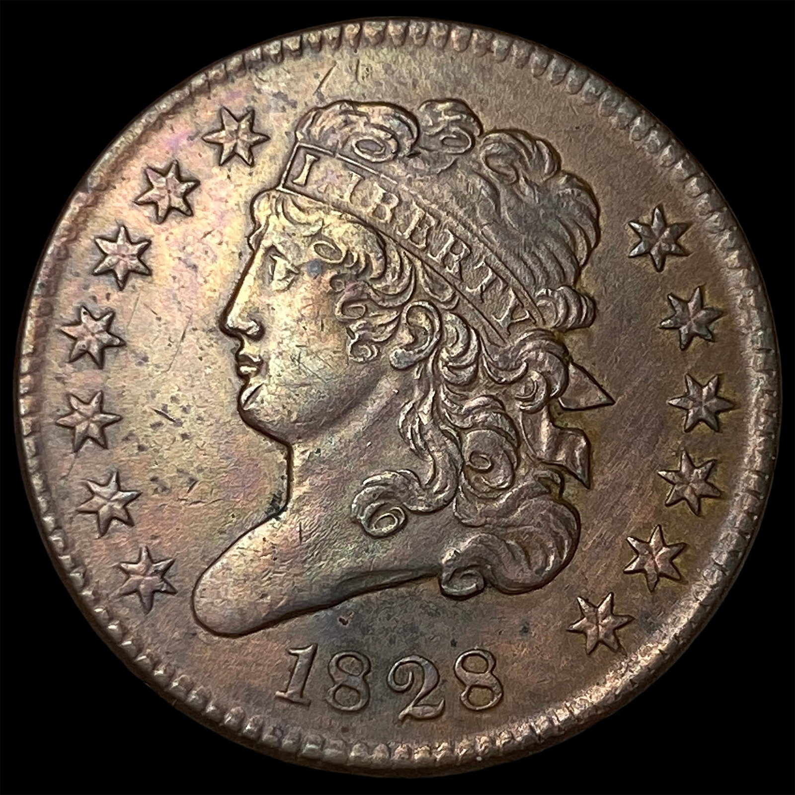 1828 Classic Head Half Cent UNCIRCULATED (1 of 2)