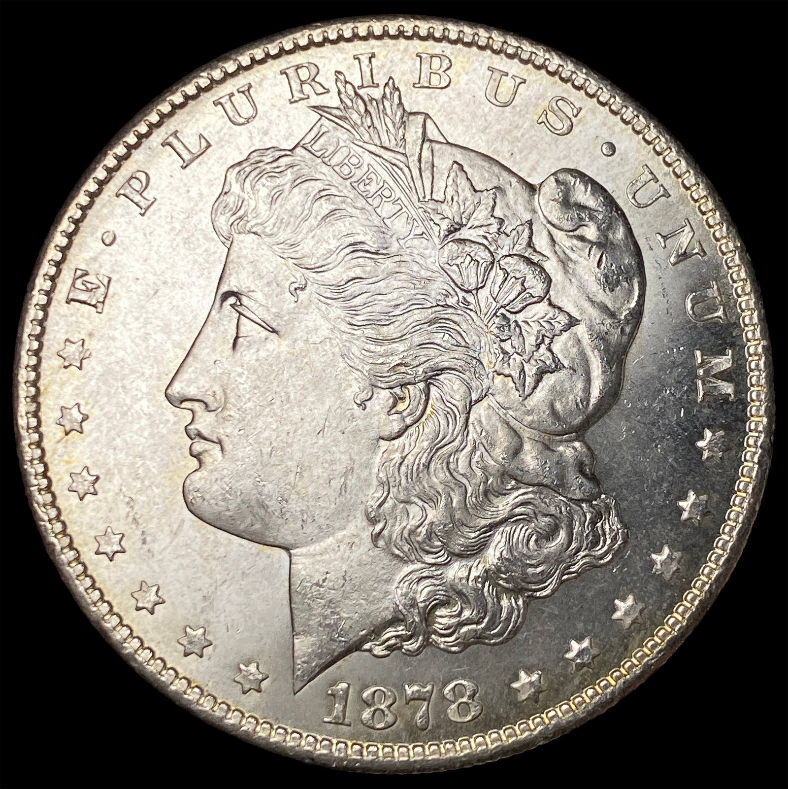 1878-S Silver Morgan Dollar CHOICE BU (1 of 2)